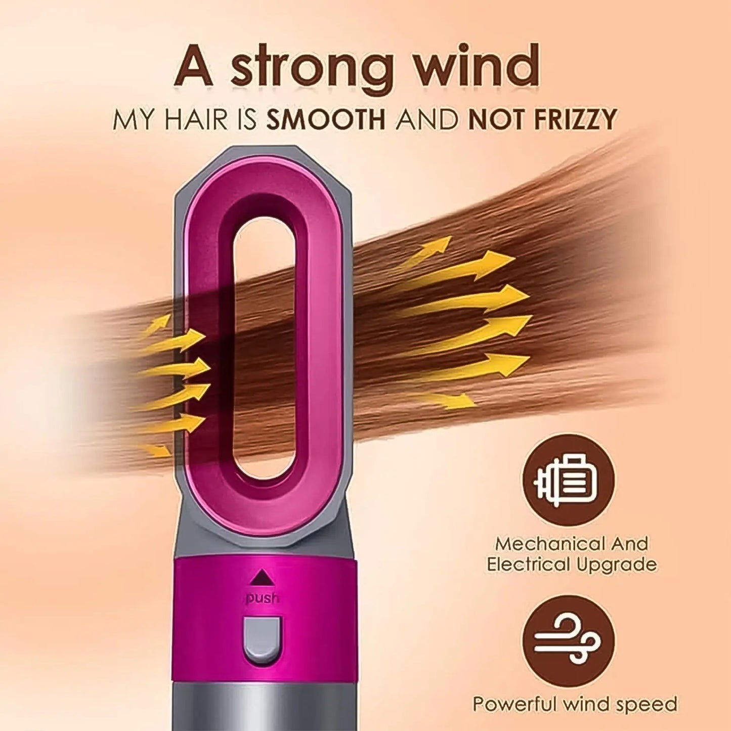 5 - in - 1 Hair Dryer Brush | Multifunctional Hot Air Styler for Volume, Smoothness & Shine - Chestore