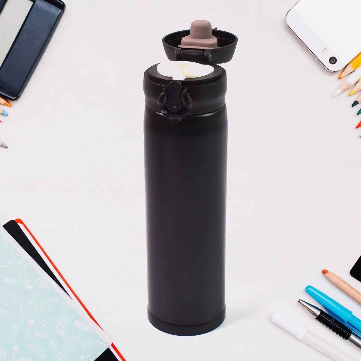 🍼 500ml Insulated Stainless Steel Water Bottle for Kids – Mix Color - Chestore