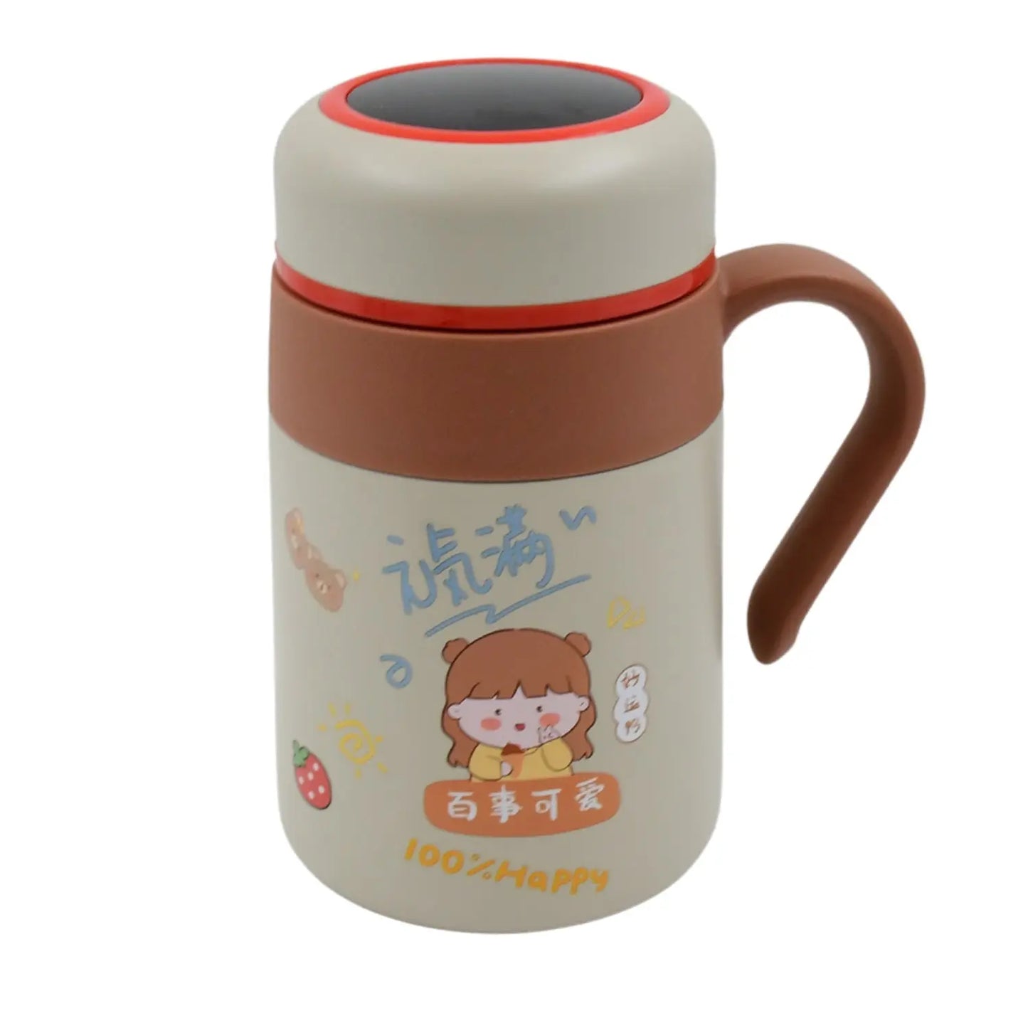 Stainless Steel Mug Bottle - Vacuum Insulated Cup with Handle – 550 ml – Durable, Leak - Proof, Stylish Travel Mug - Chestore