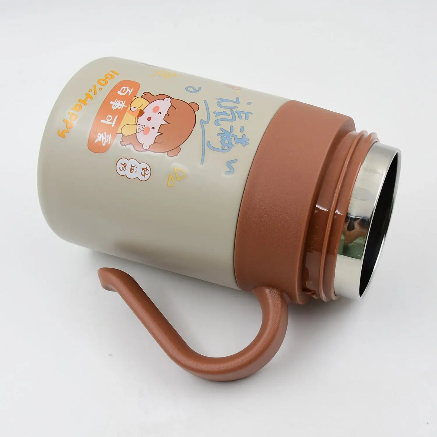 Stainless Steel Mug Bottle - Vacuum Insulated Cup with Handle – 550 ml – Durable, Leak - Proof, Stylish Travel Mug - Chestore