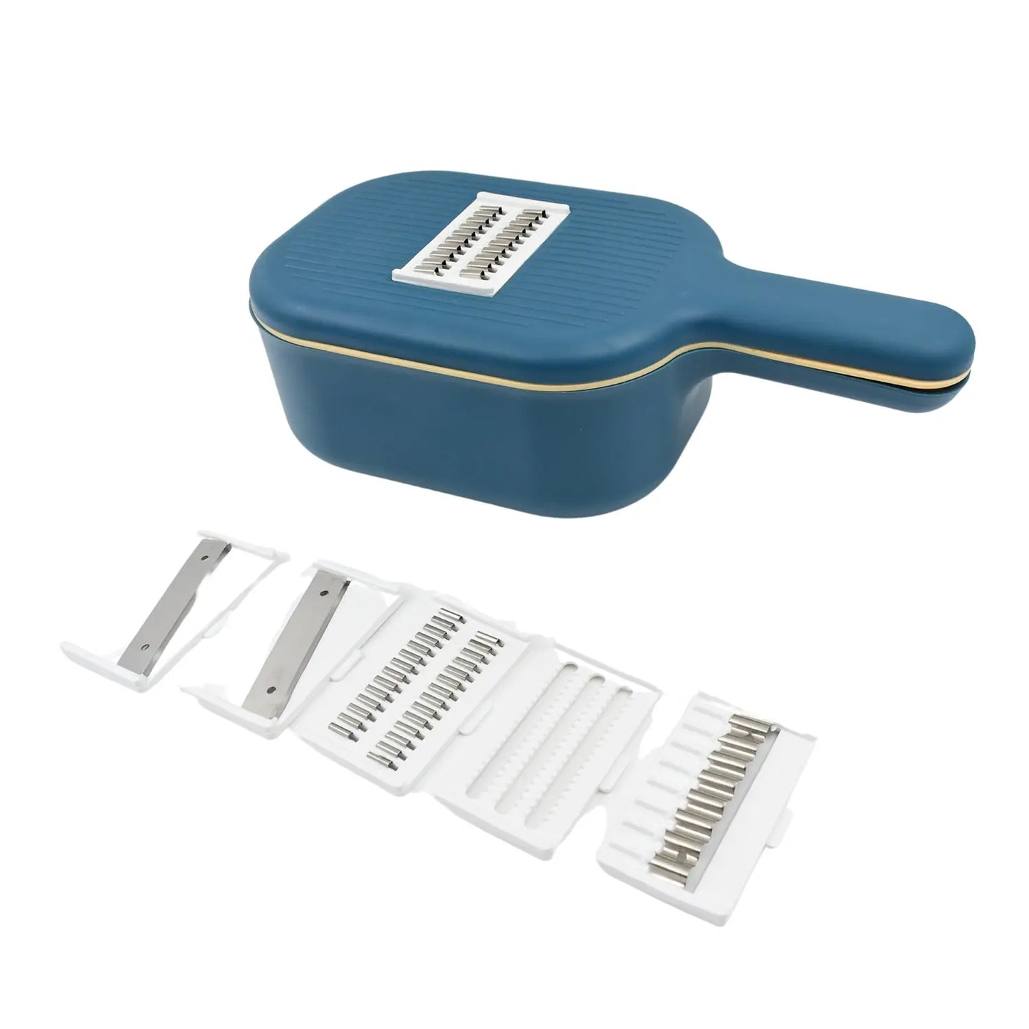 6 - in - 1 Vegetable Slicer & Cutter with Container | Kitchen Tool - Chestore