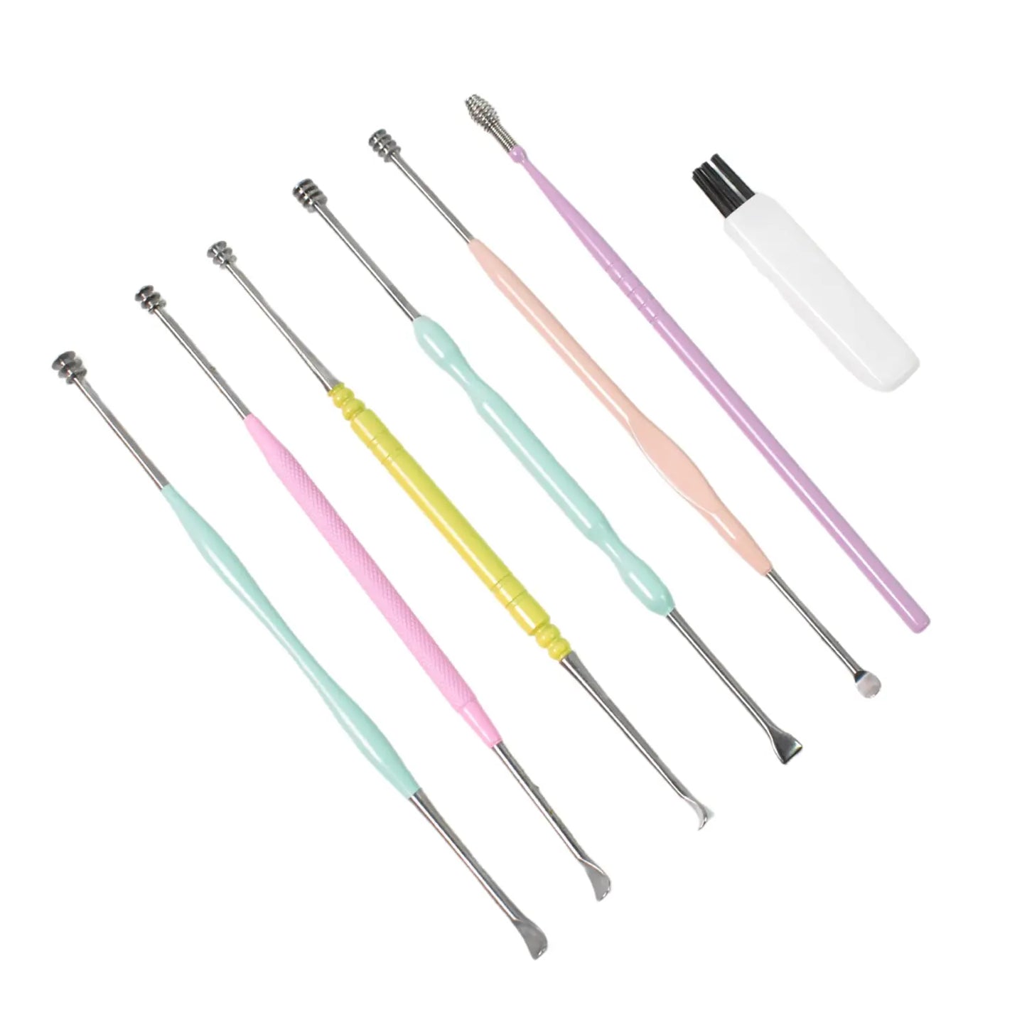 7 Pcs Earwax Removal Kit Ear Cleansing Tool Set - Chestore