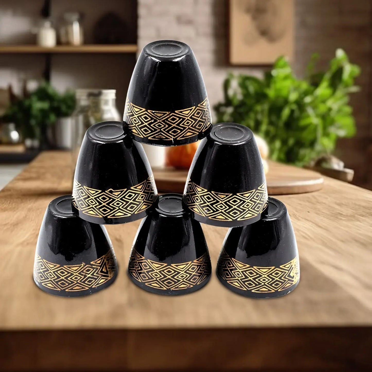 8 - Piece Snack Serving Set – 2 Bowls & 6 Glasses for Elegant Dining - Chestore