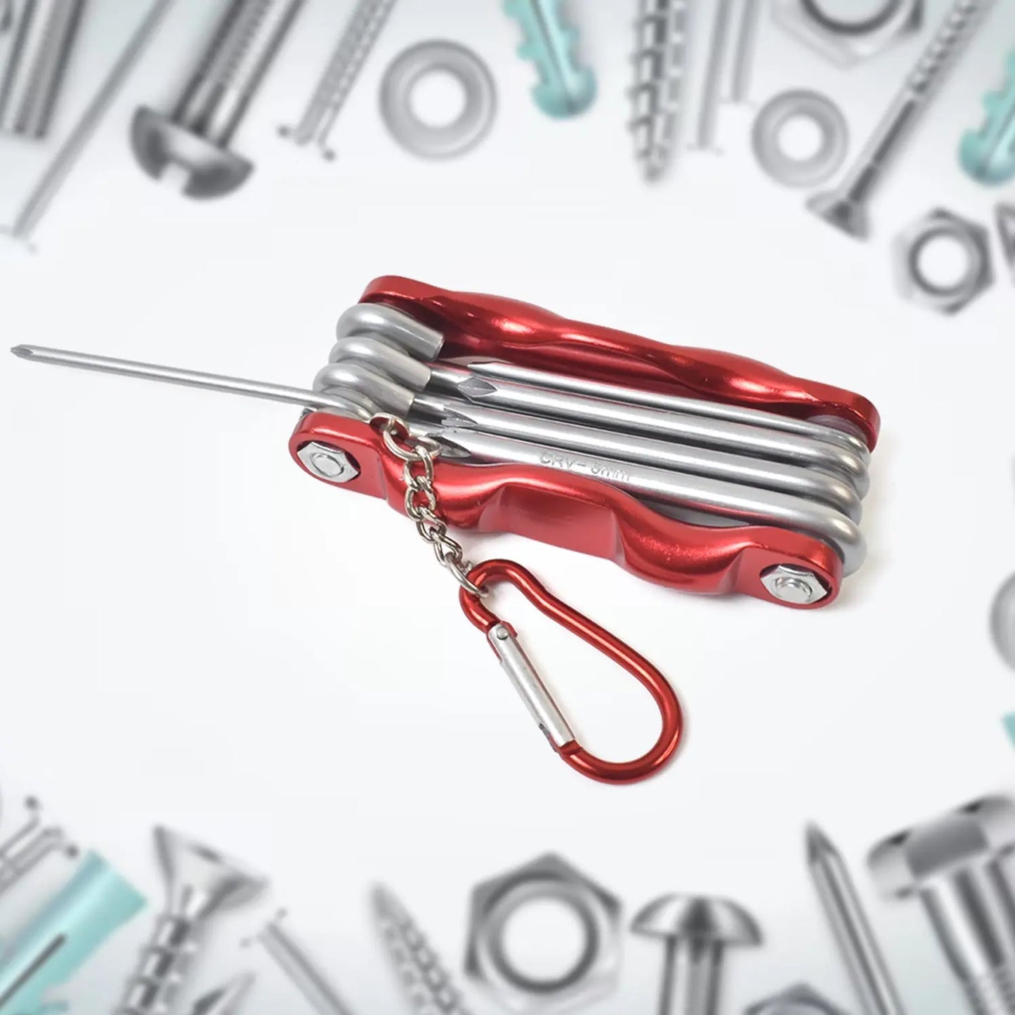 8 - in - 1 Portable Bike Repair Tool Set – Multifunctional Cycling Kit with Wrench & Screwdriver 🚴🔧🛠️ - Chestore