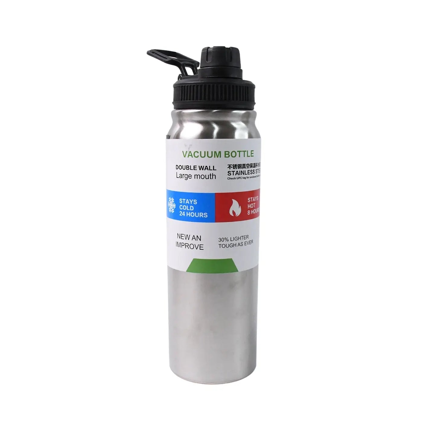 Stainless Steel Double Wall Vacuum Insulated Drink Water Bottle – 800ml - Chestore