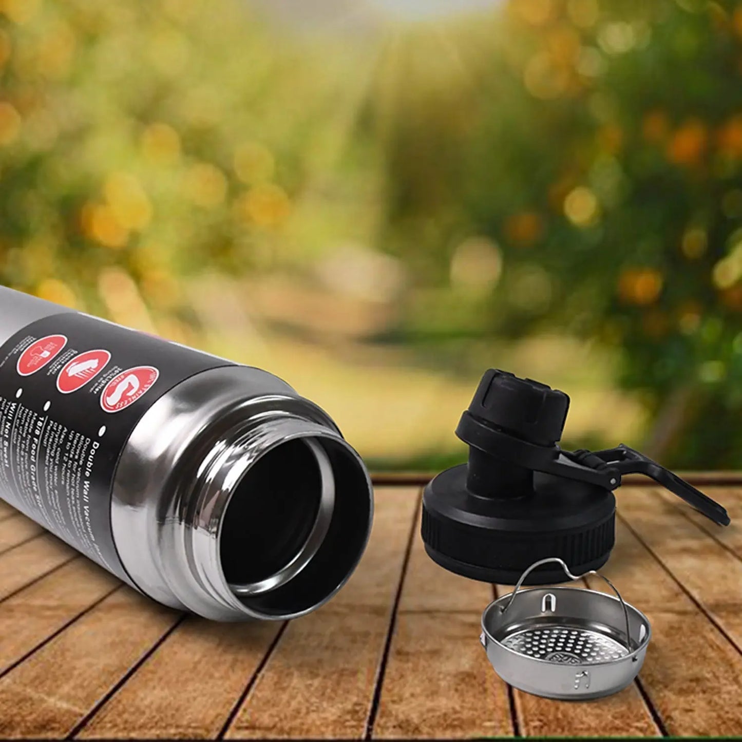 Stainless Steel Double Wall Vacuum Insulated Drink Water Bottle – 800ml - Chestore