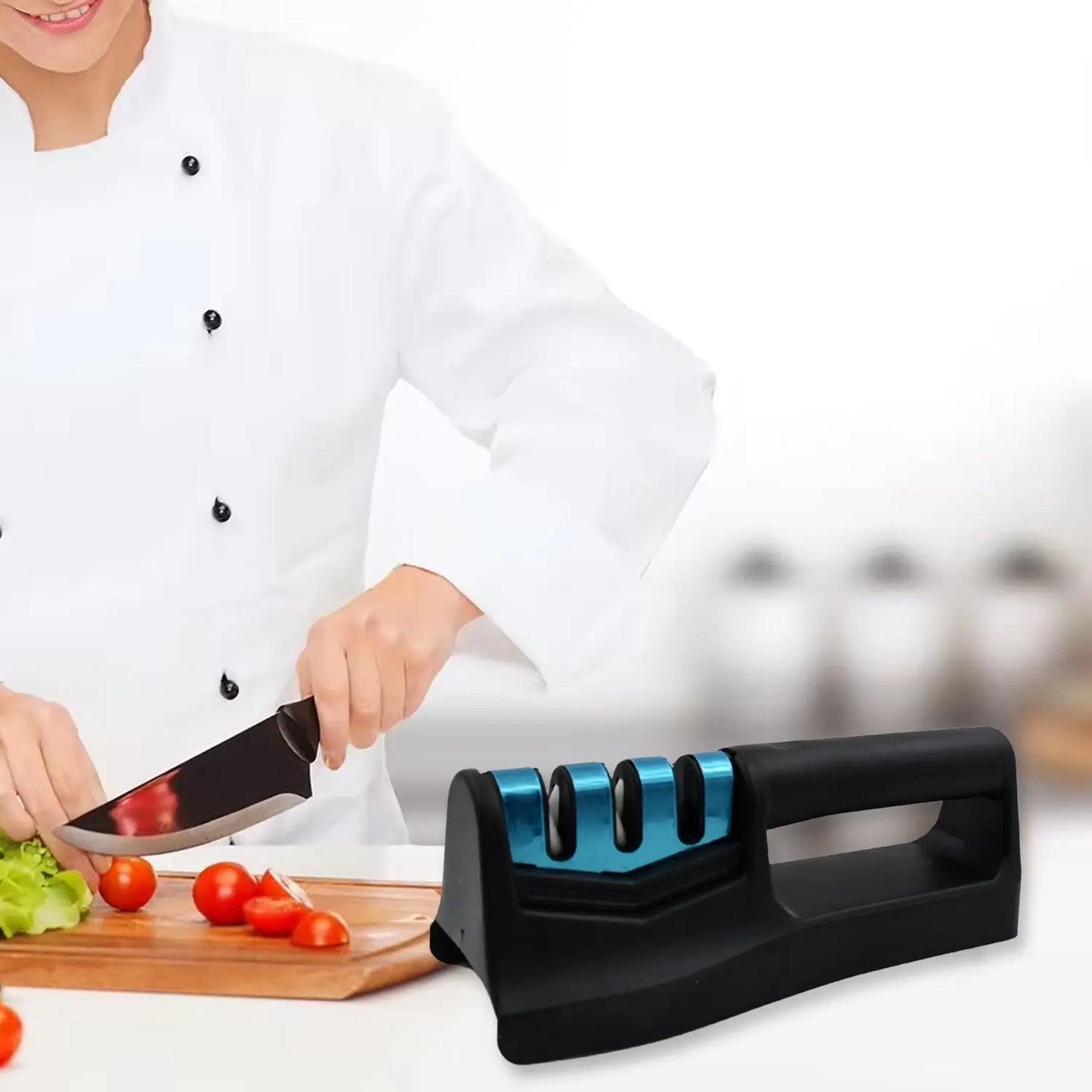 🔪 9 - in - 1 Multifunctional Kitchen Knife Sharpener Tool - Chestore