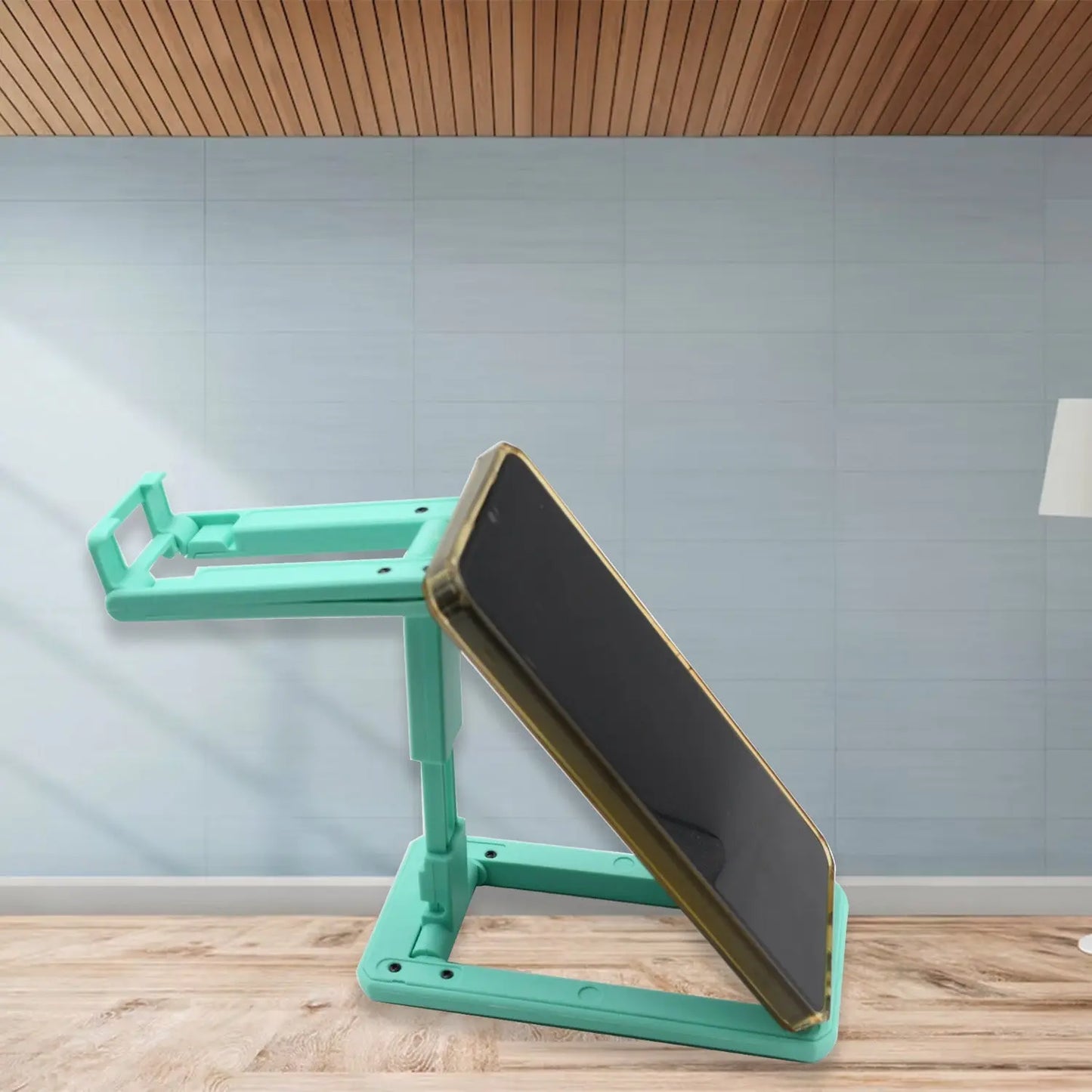 Adjustable Foldable Mobile Phone Stand – Desktop Holder for All Smartphones 📱📏🪑 - Chestore