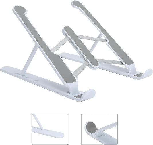 Adjustable Laptop Stand Holder – Foldable Legs, High - Quality Fibre Build, Portable & Ergonomic Table - Chestore