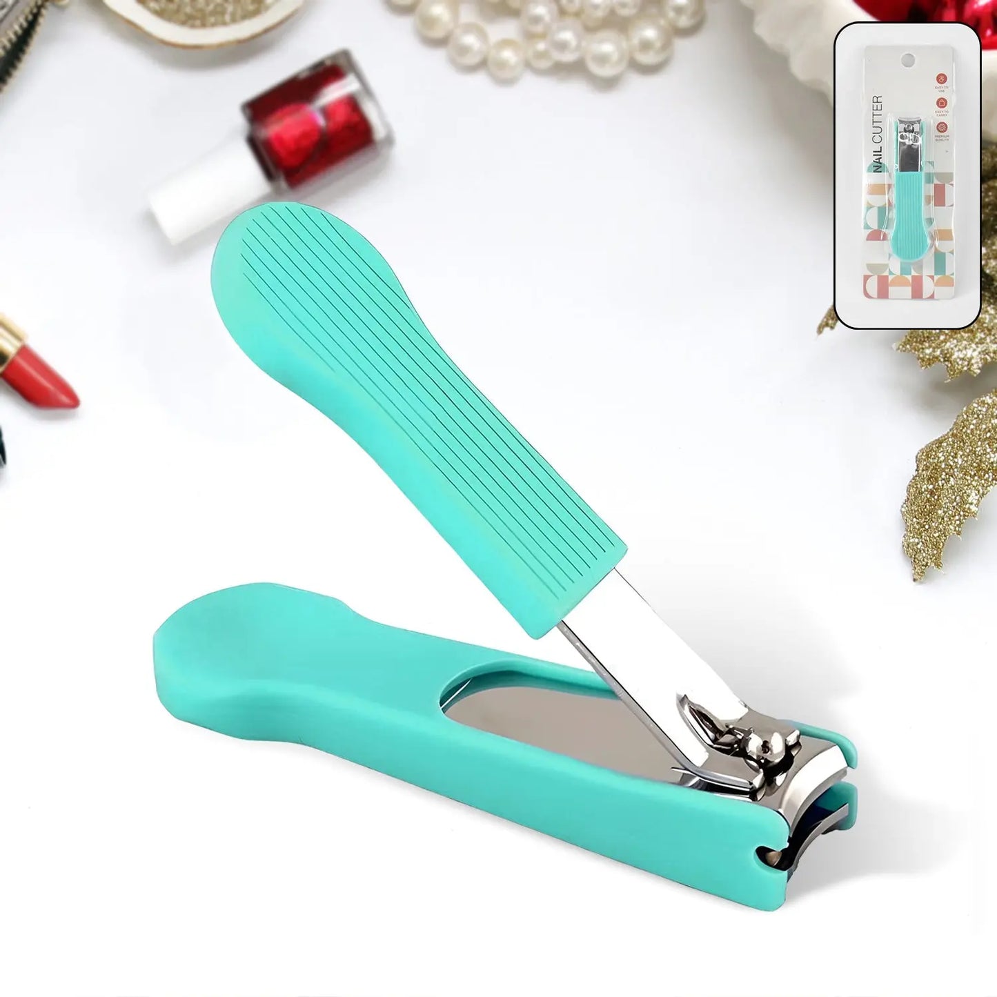 Adult Nail Clippers | Large Plastic Nail Clippers for Easy & Precise Trimming (1 PC) - Chestore