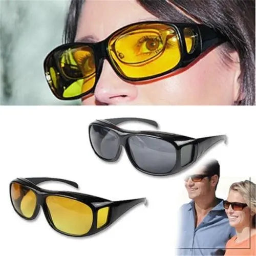 Night Vision Driving Glasses – Anti - Glare HD Eyewear for Nighttime Safety | Model 507 - Chestore