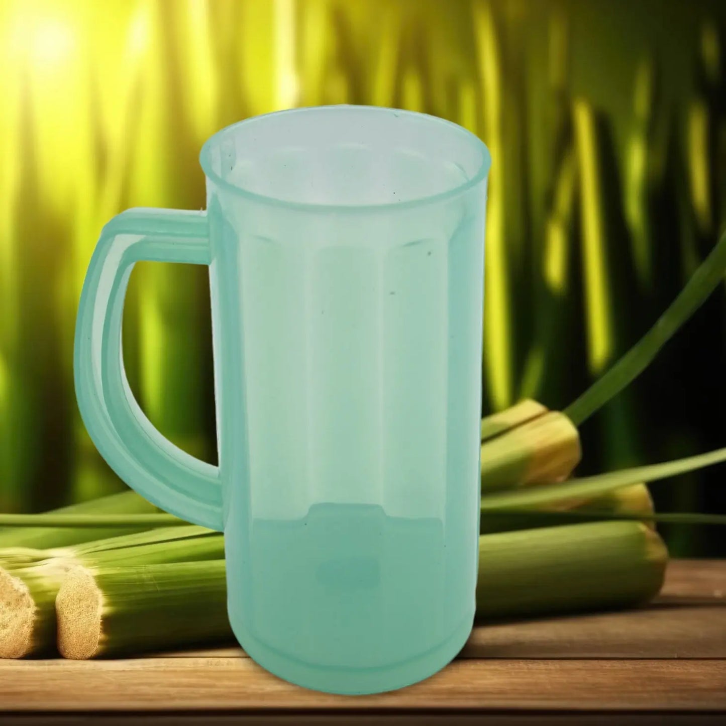 Plastic Coffee Mug with Handle – Dishwasher Safe - Chestore
