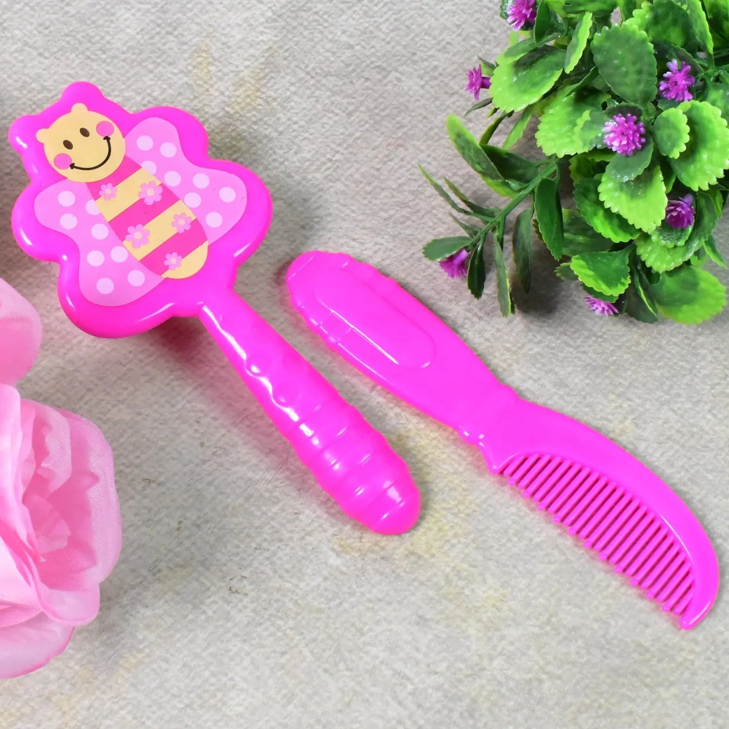 Baby Comb And Brush Hair Set (1 Pc Mix Color) - Chestore