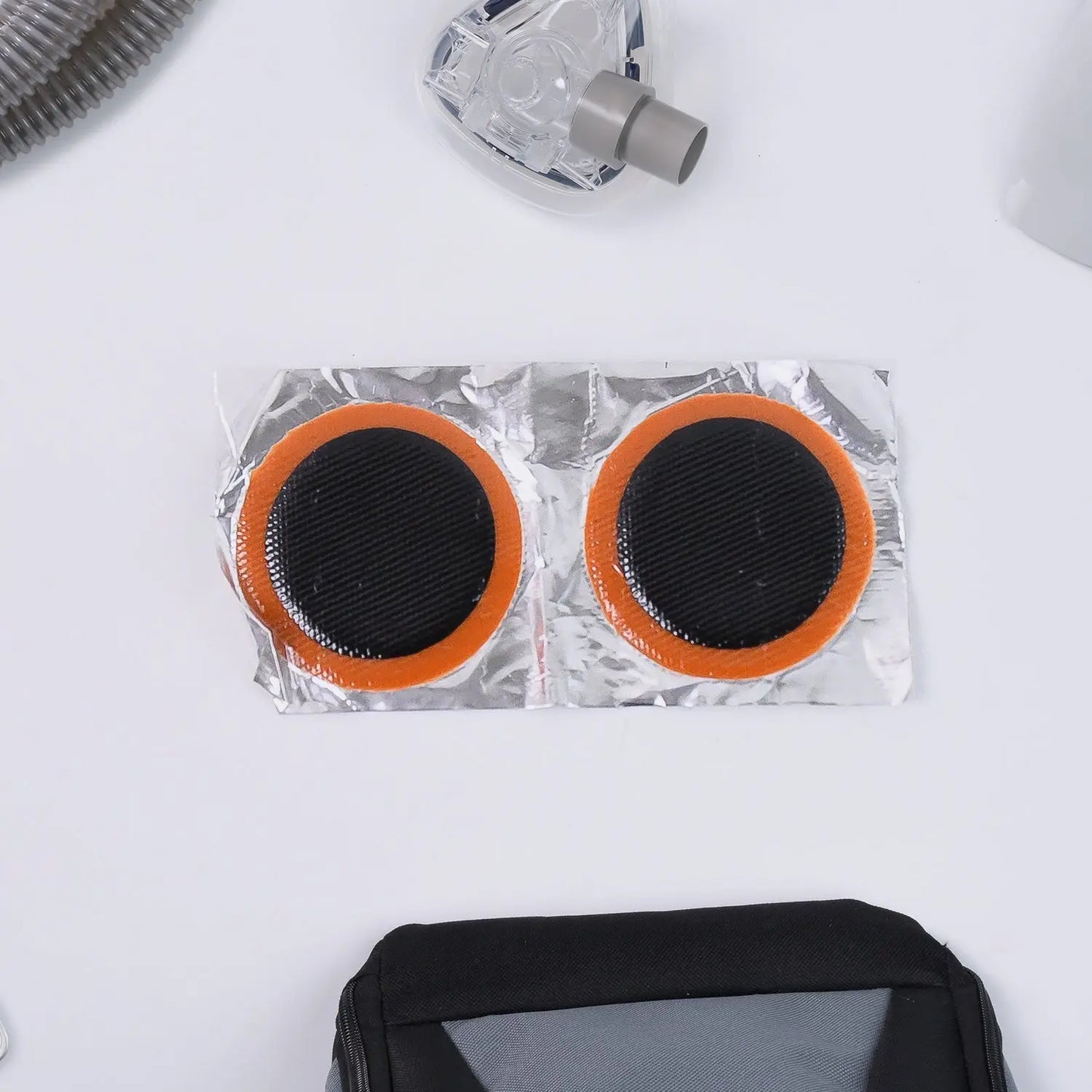 Portable Bicycle Tyre Repair Kit – Puncture Patch Set with Adhesive & Tools 🚴🛠️🛞 - Chestore