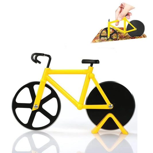 Stainless Steel Bicycle Shape Pizza Cutter | Unique & Fun Kitchen Tool - Chestore