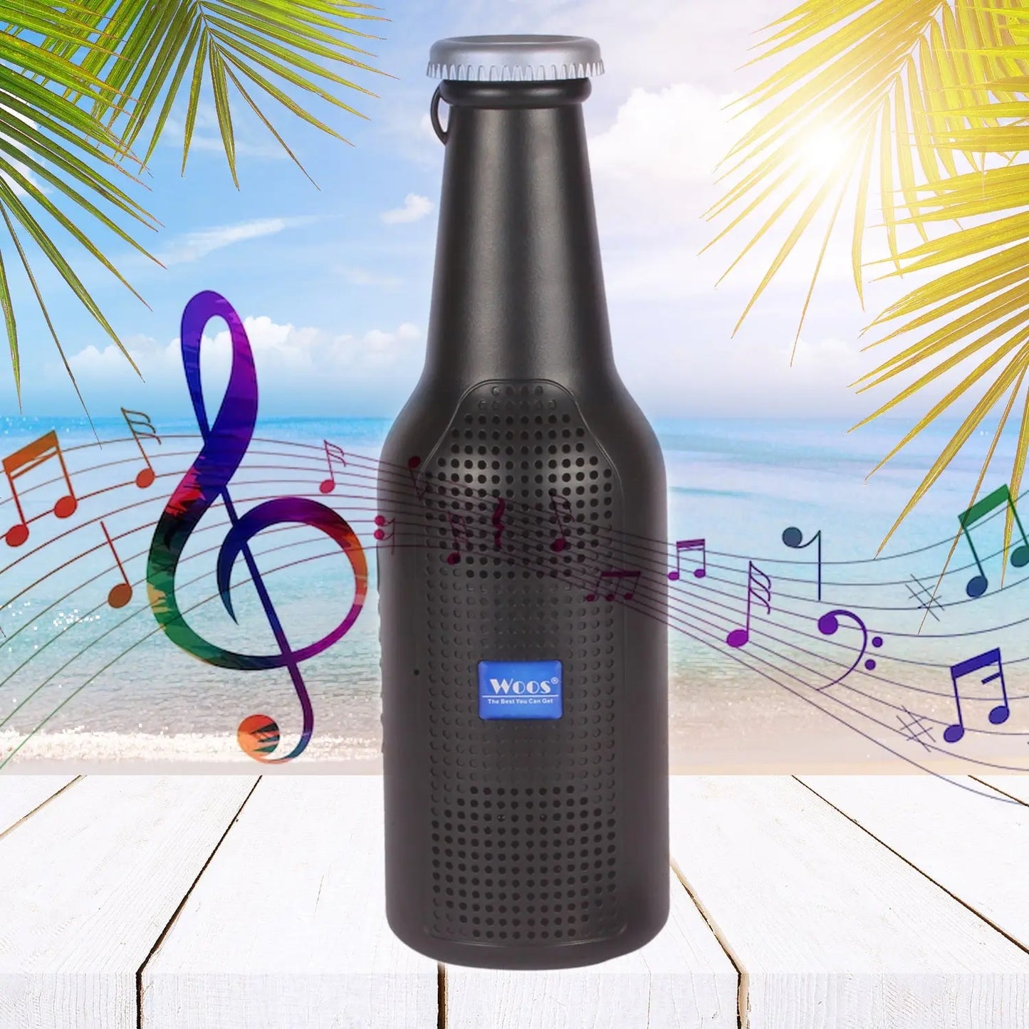 Bottle Shape Bluetooth Speaker – Weatherproof, Wireless, & Deep Bass Power - Chestore