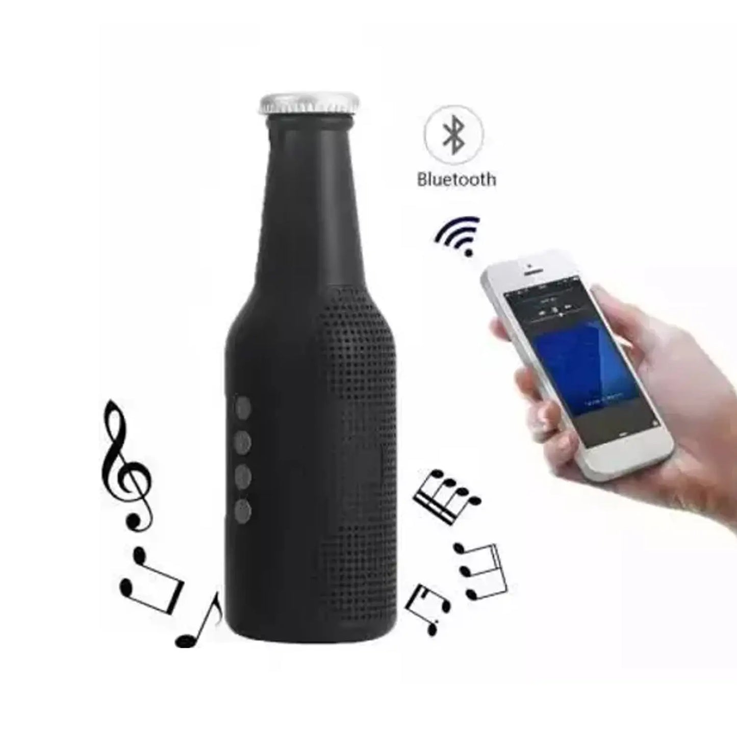 Bottle Shape Bluetooth Speaker – Weatherproof, Wireless, & Deep Bass Power - Chestore