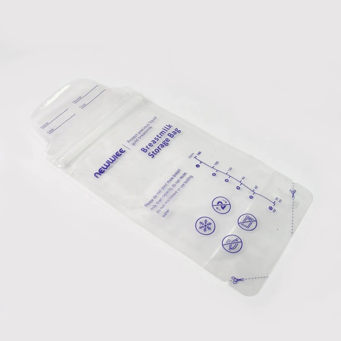 🍼 Breastmilk Storage Bags – Double Zipper Seal (1 Pc) - Chestore