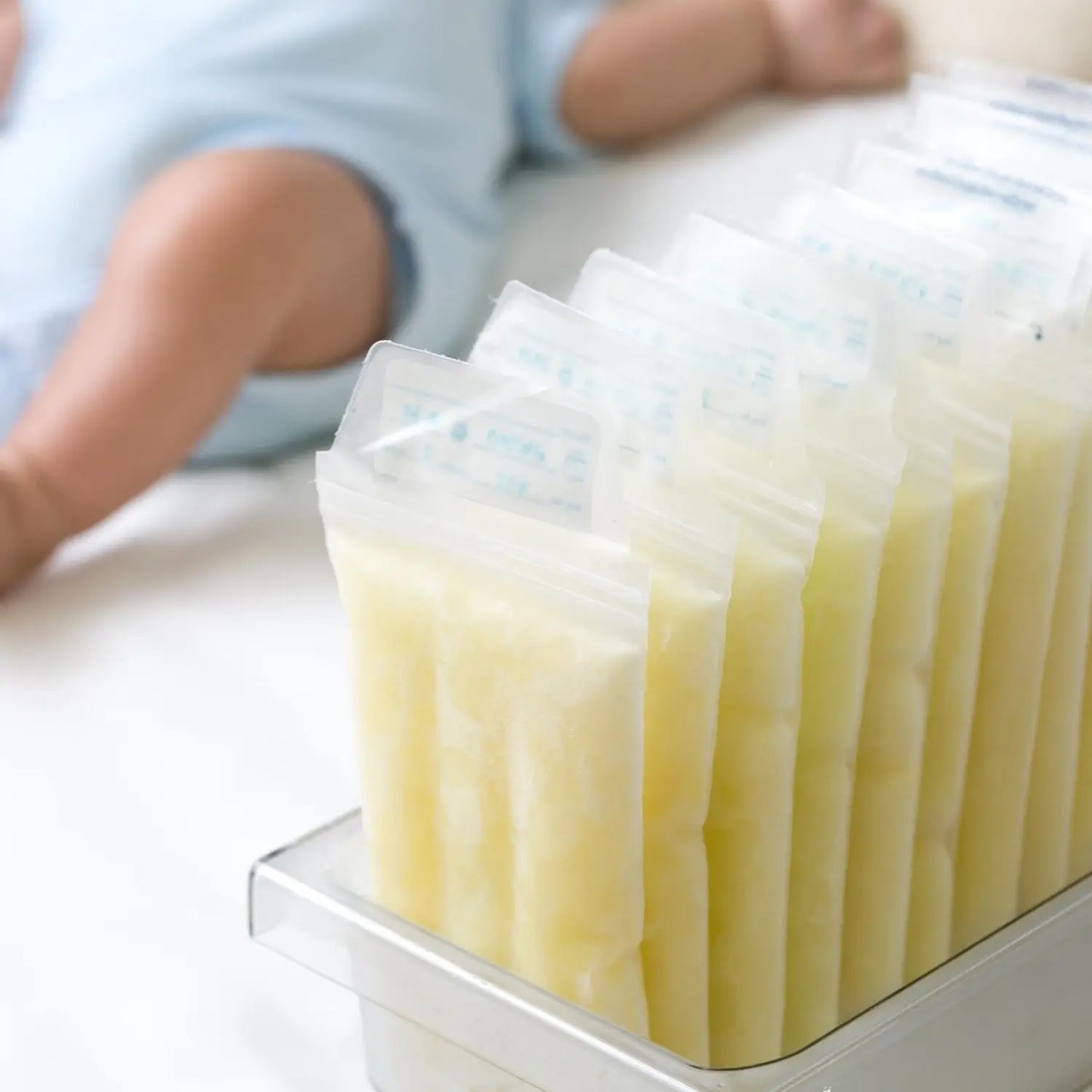 🍼 Breastmilk Storage Bags – Double Zipper Seal (1 Pc) - Chestore