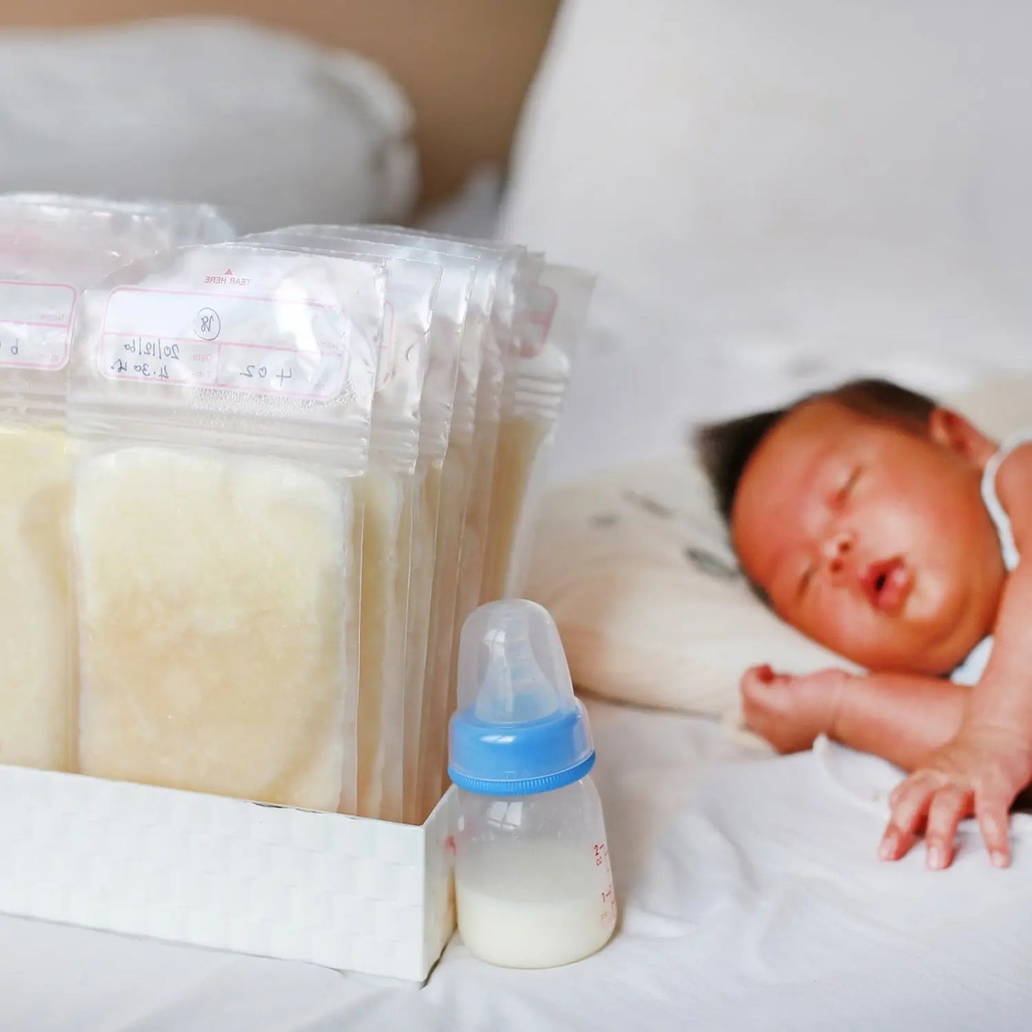 🍼 Breastmilk Storage Bags – Double Zipper Seal (1 Pc) - Chestore