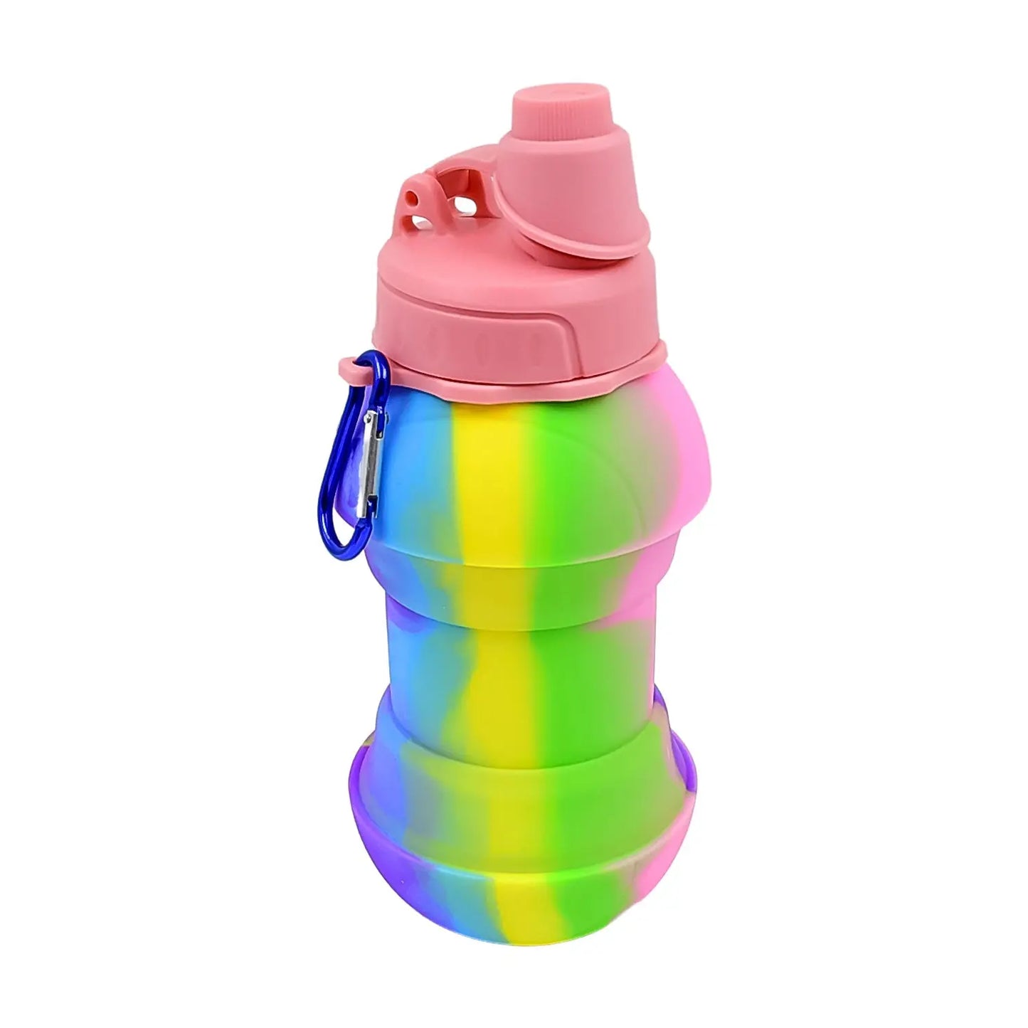 Flexible Collapsible Silicone Sports Water Bottle – 260ml, 20cm Folding, BPA - Free & Portable - Chestore