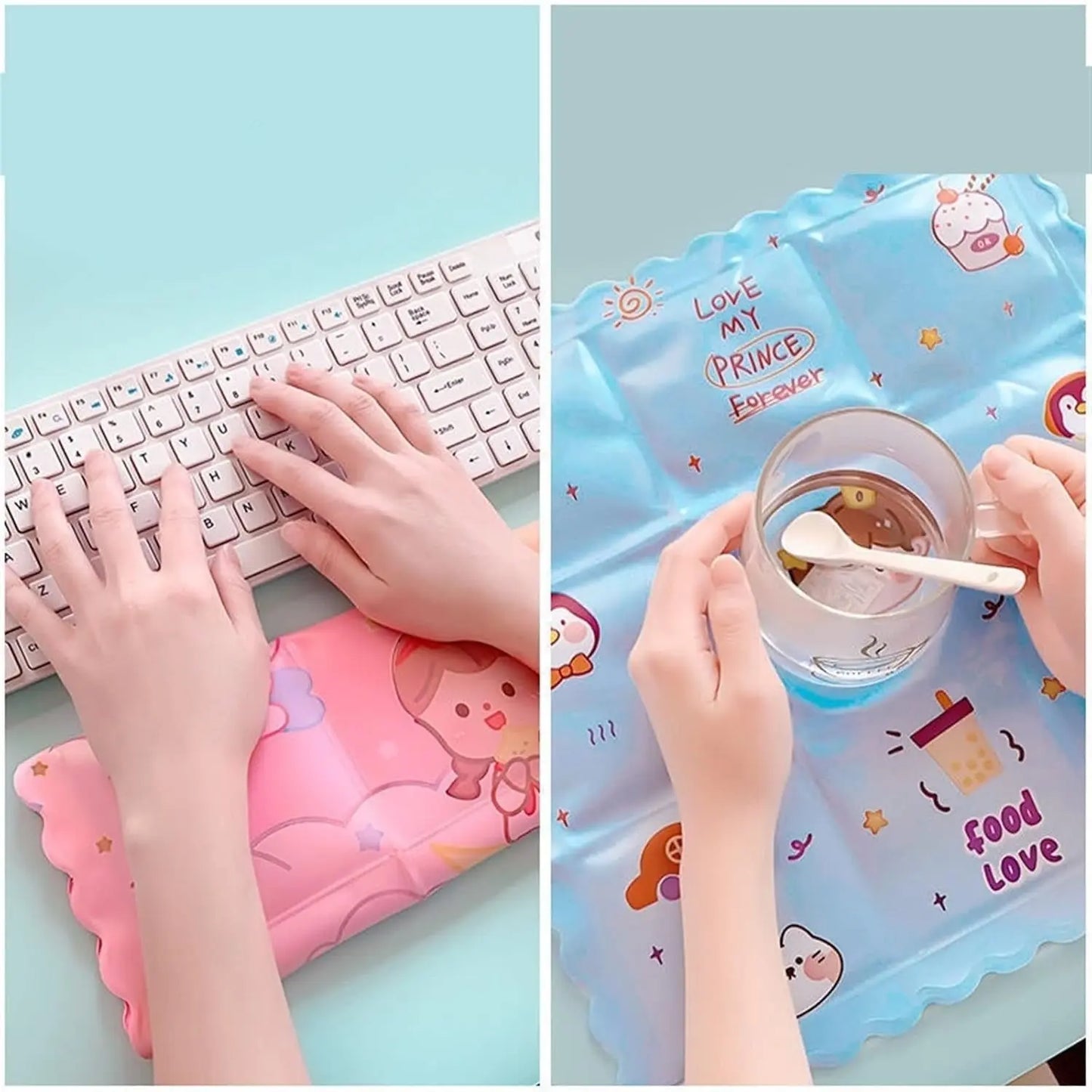 Cartoon Gel Ice Pad Cooling Cushion – Cute Summer Seat for Office & Home | 35x35cm - Chestore