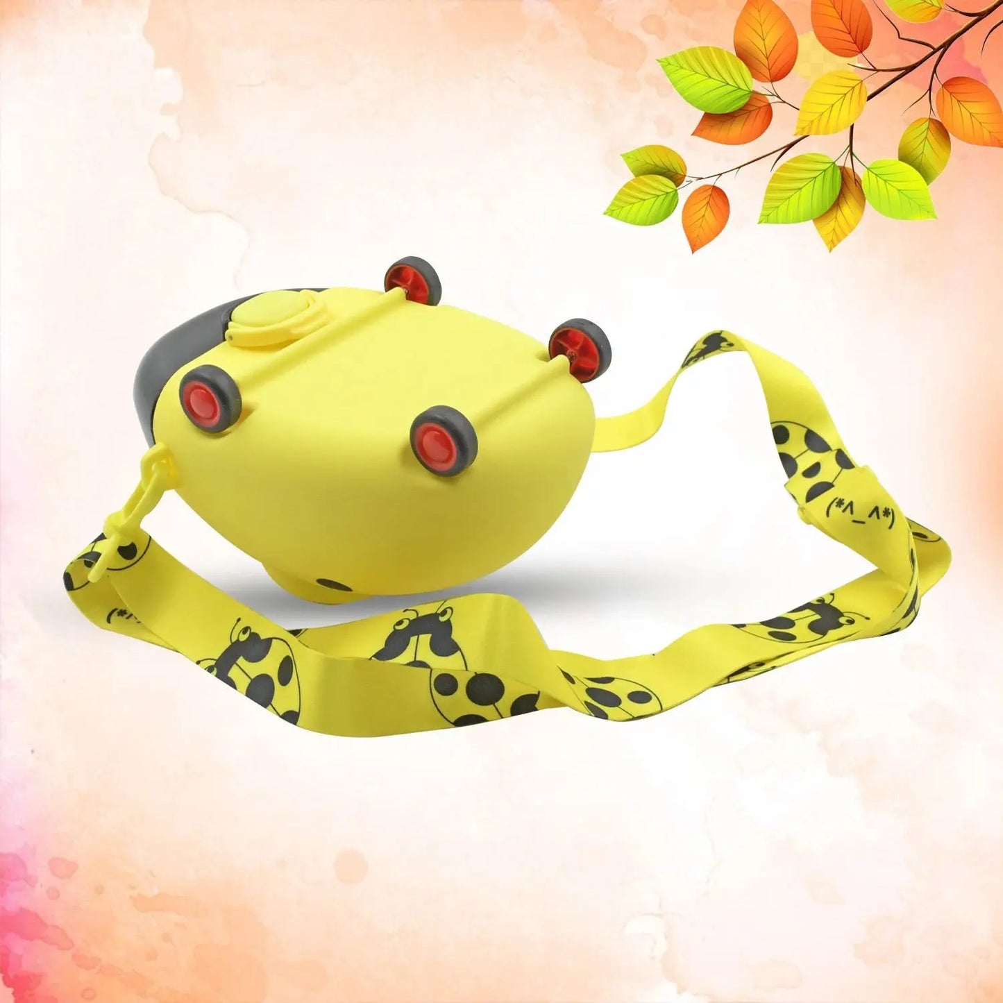 Cute Bug - Shaped Kids Water Bottle with Straw & Adjustable Strap – Fun & Portable - Chestore