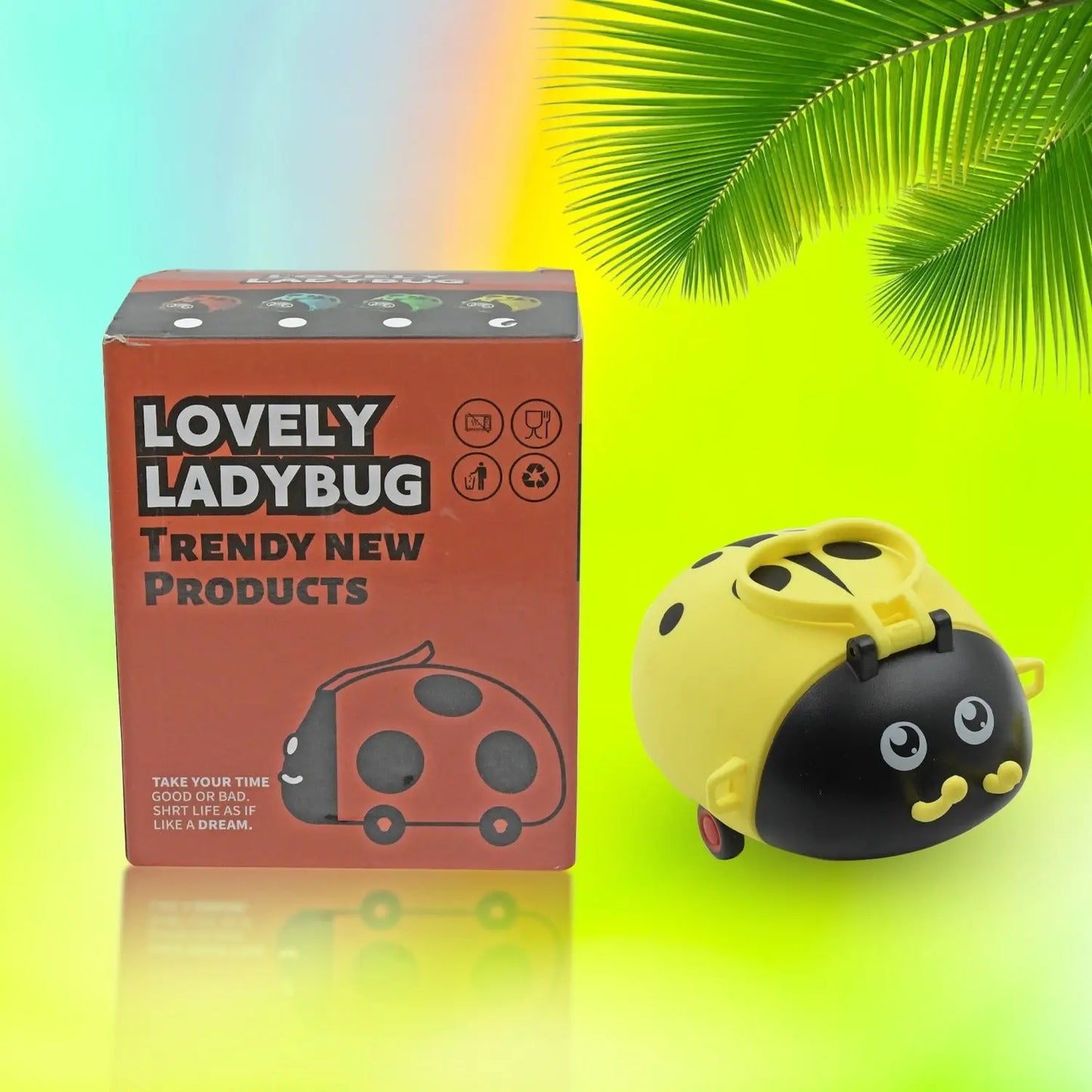 Cute Bug - Shaped Kids Water Bottle with Straw & Adjustable Strap – Fun & Portable - Chestore