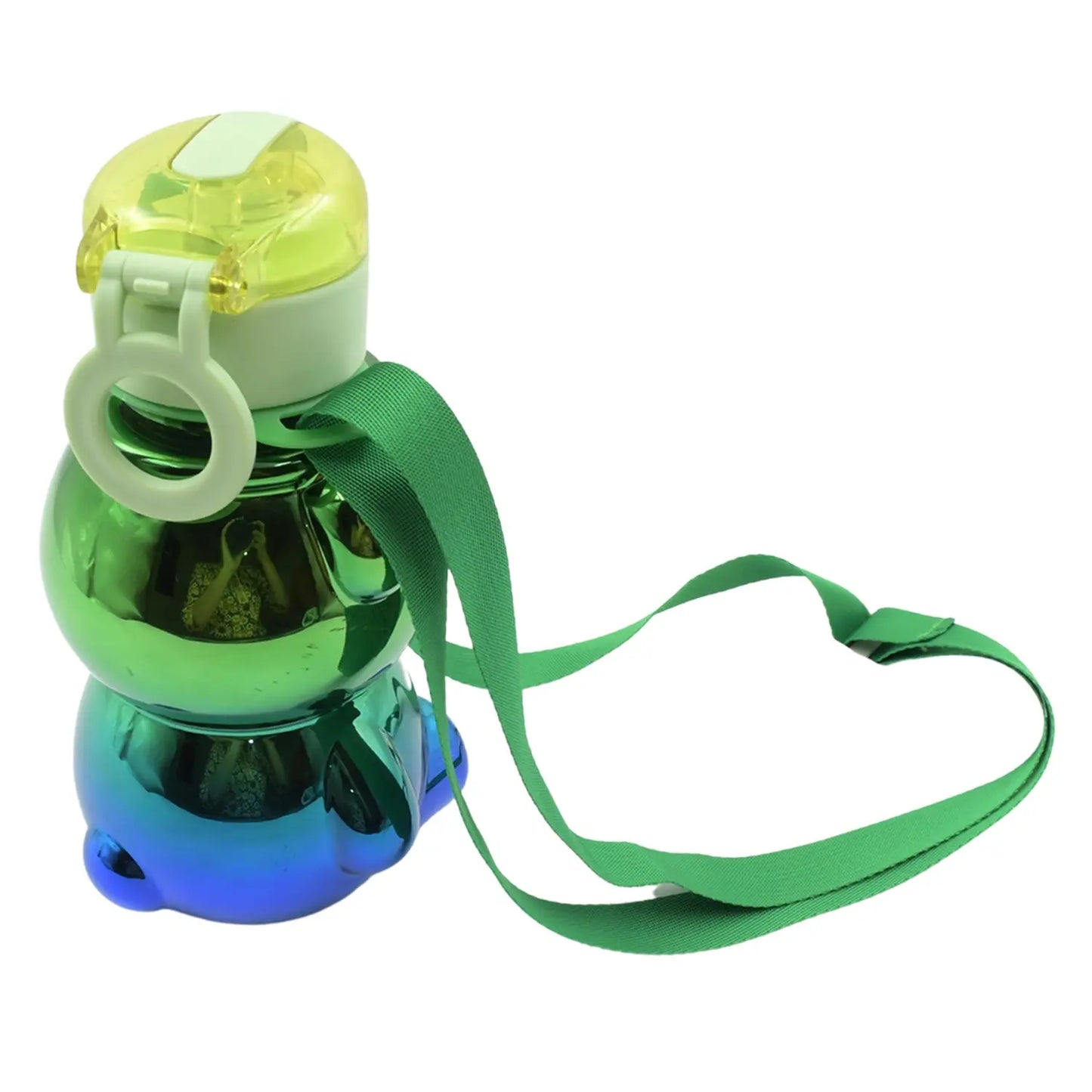 Cute Kids Water Bottle with Straw & Stickers – Adjustable Strap & Portable Design - Chestore