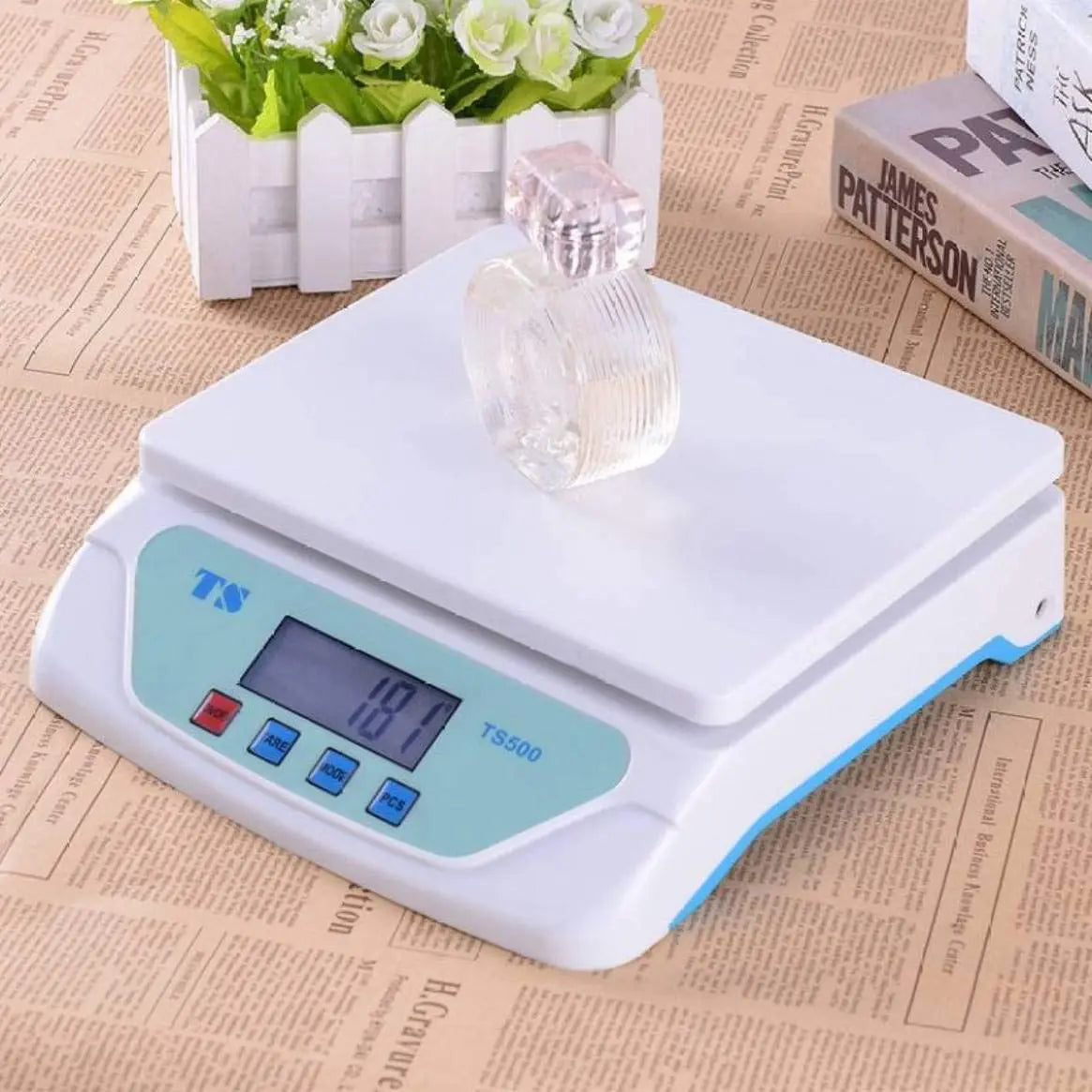 Digital Kitchen Weighing Scale (TS500) – High - Precision Multipurpose Scale for Cooking & Baking - Chestore
