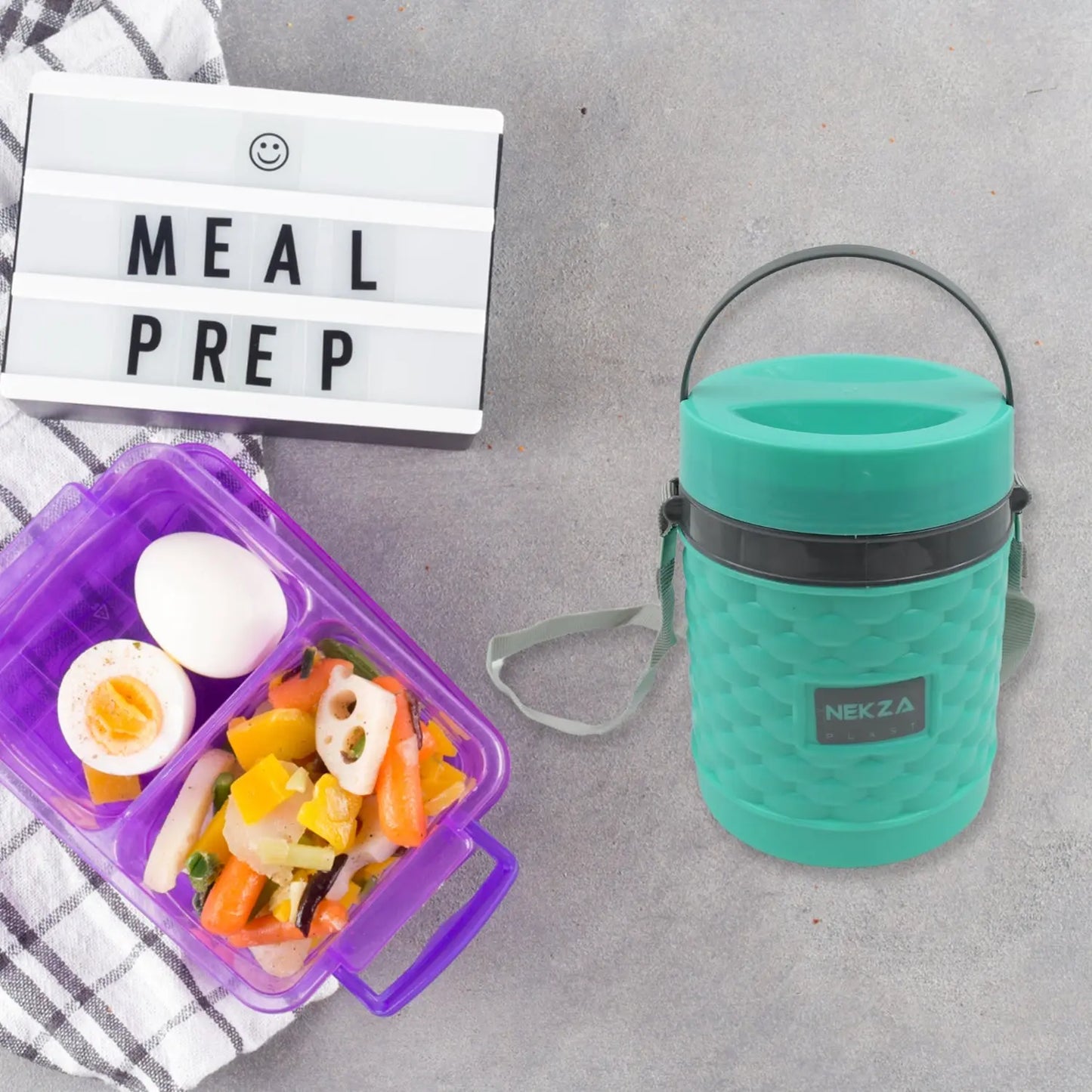 Double Wall Insulated Stainless Steel Tiffin – 4 - Compartment Leakproof Lunch Box - Chestore