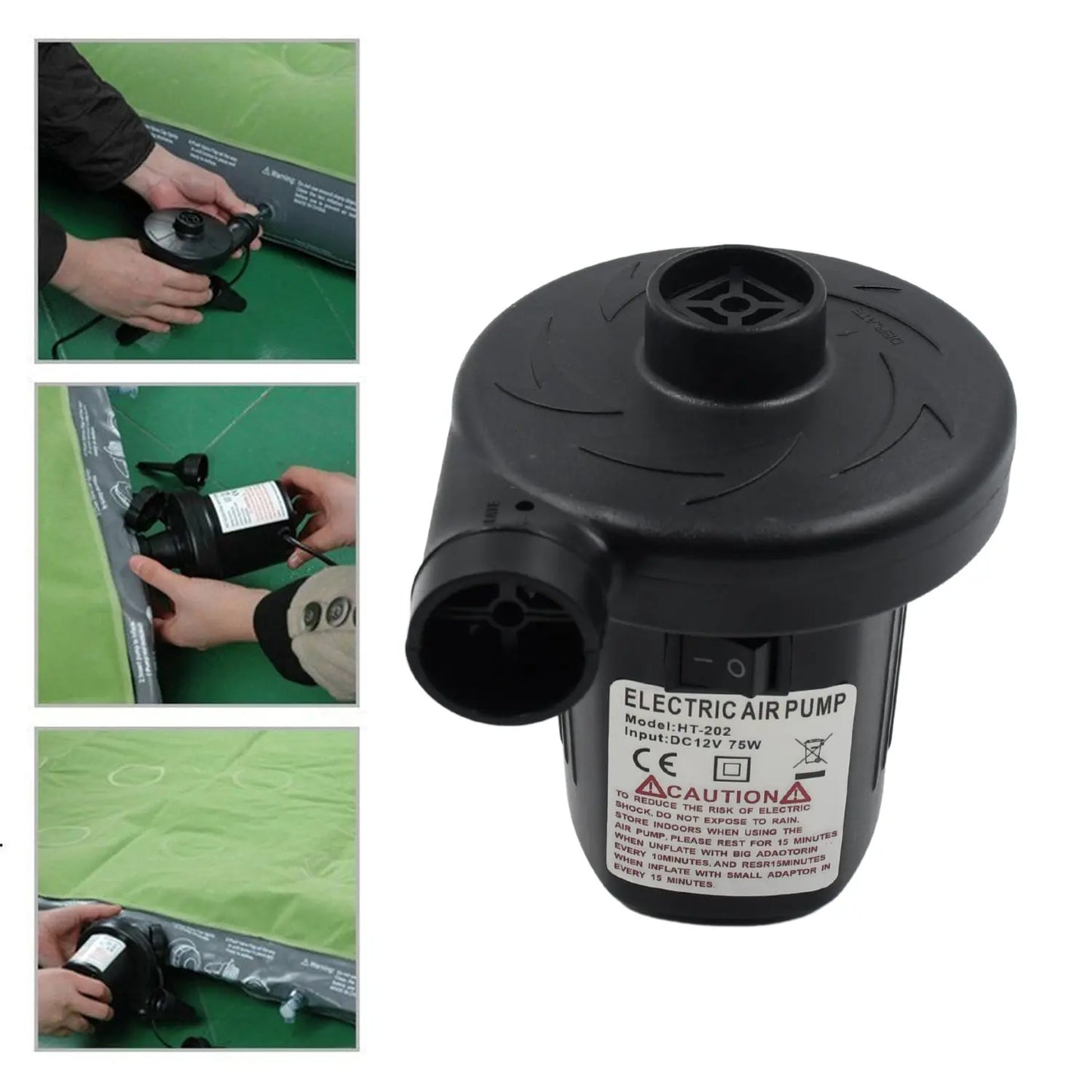 Multi - Purpose Electric Air Pump – Fast Inflation & Deflation for Beds, Pools & More - Chestore