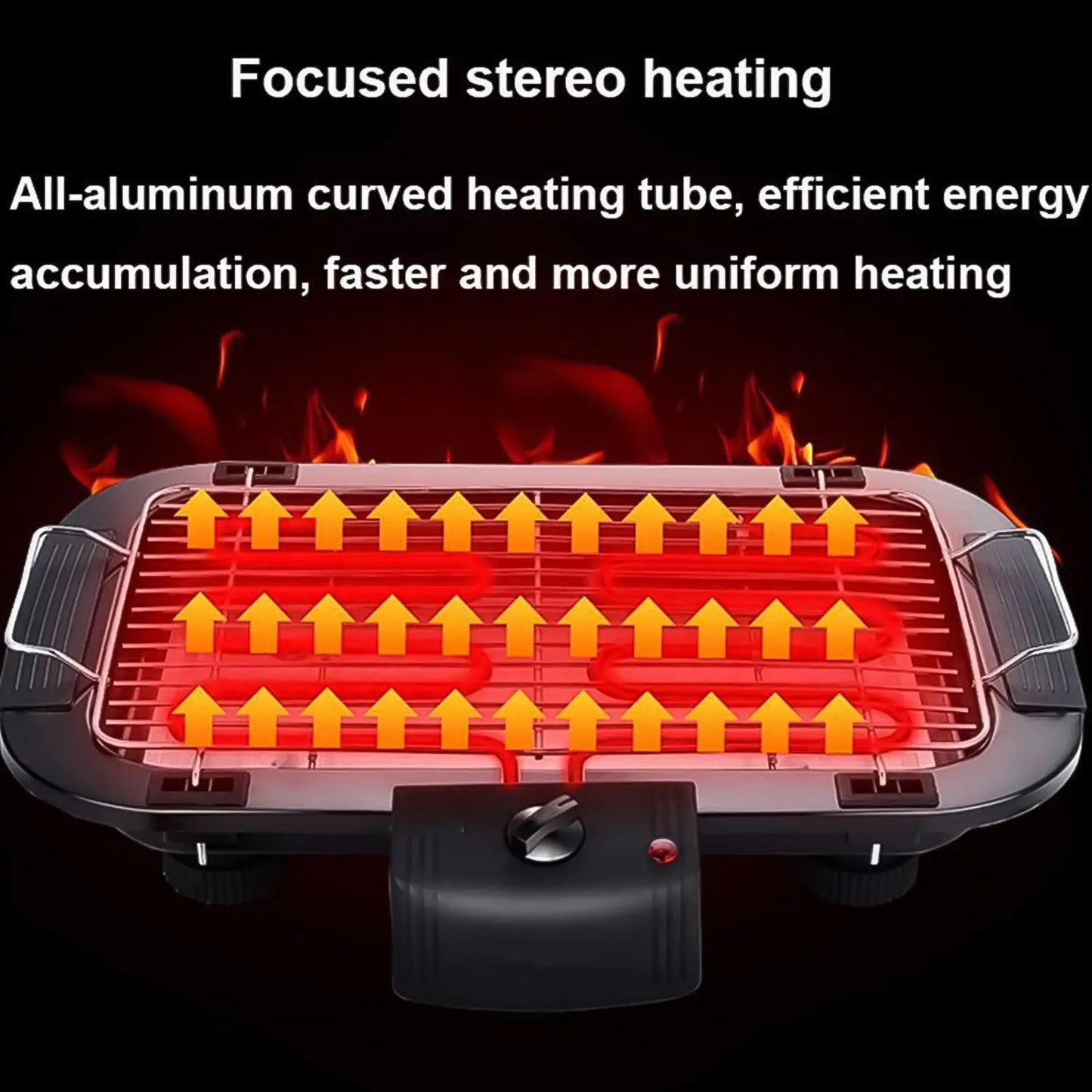 Electric Barbecue Grill | 2000W Portable Indoor BBQ Grill (1 Pc) - Chestore