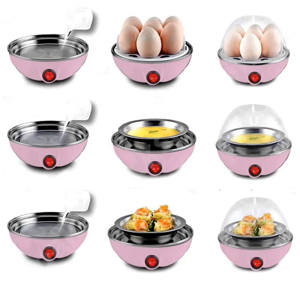 Electric Egg Boiler – 7 Egg Poacher for Quick & Easy Boiling - Chestore