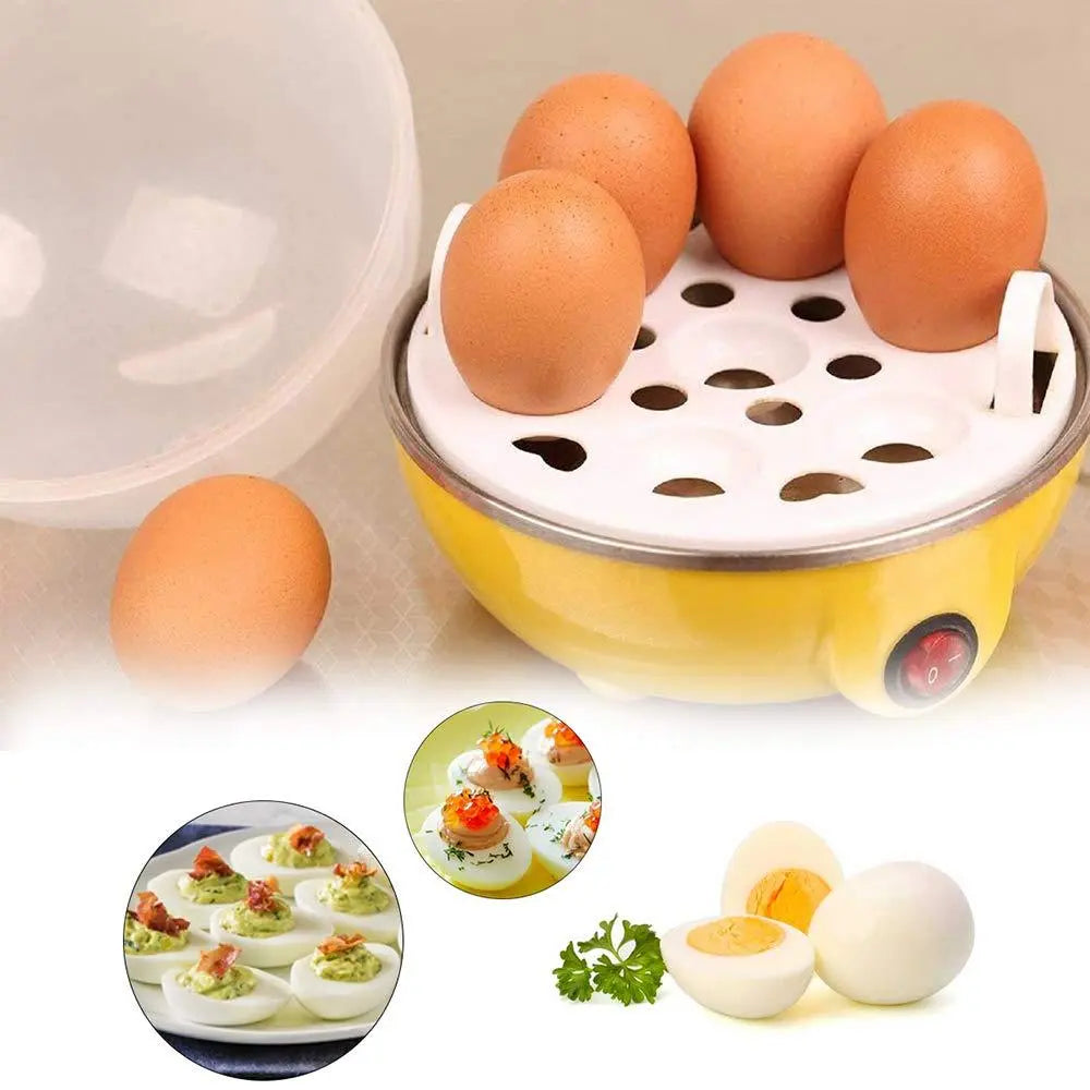 Electric Egg Boiler – 7 Egg Poacher for Quick & Easy Boiling - Chestore