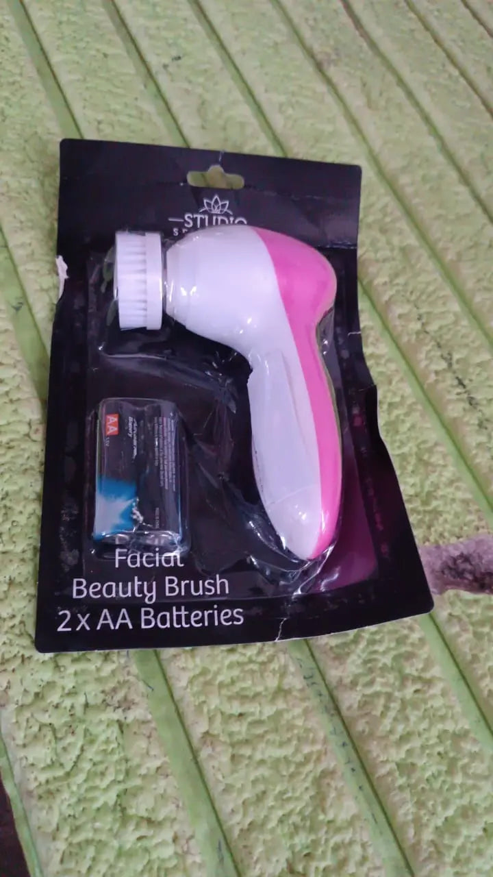 Facial Beauty Brush Face Massager (1 Pc With 2 Aa Battery Included) - Chestore