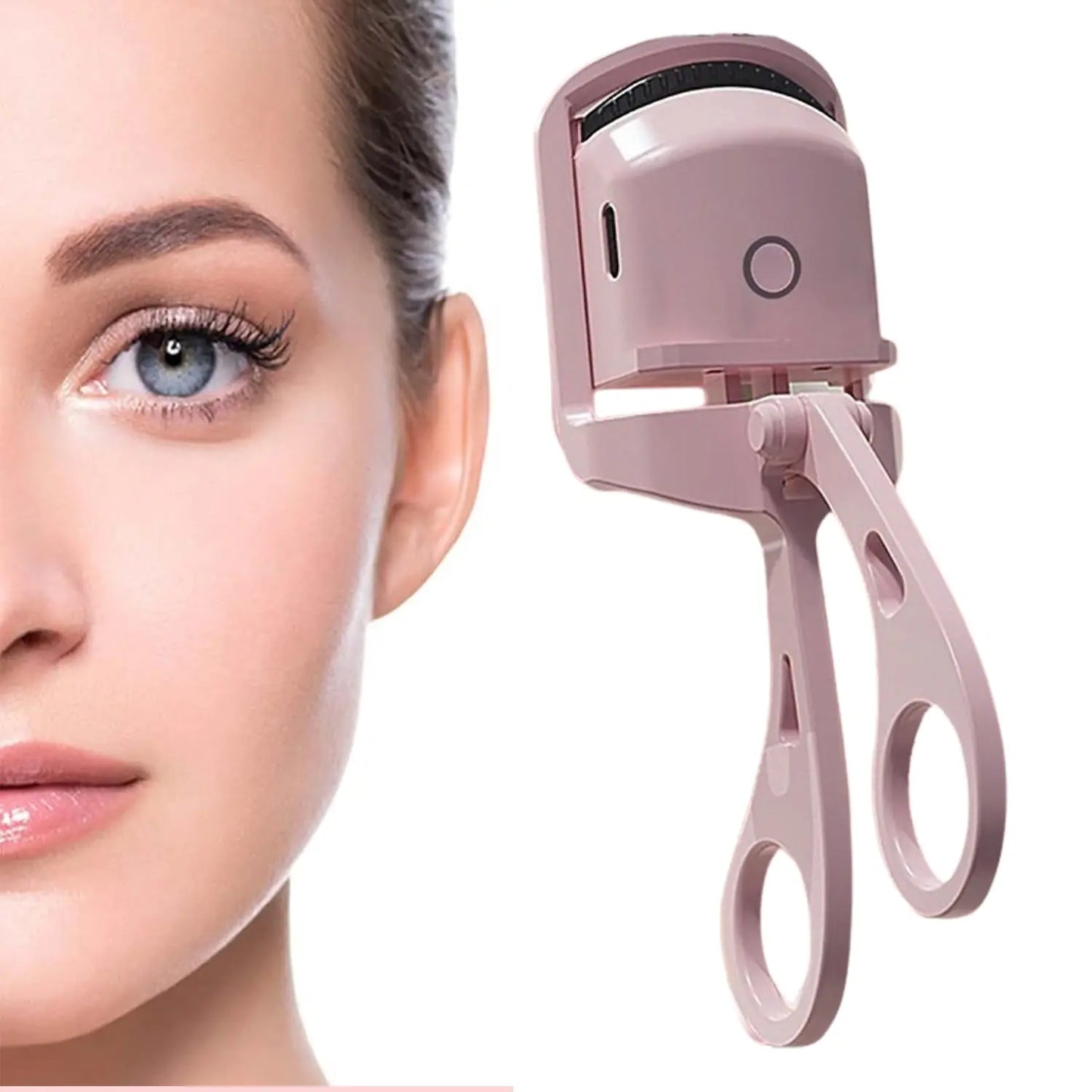 Electric Heated Eyelash Curler – Long - Lasting Curl for Stunning Eyes | 1 Pc - Chestore