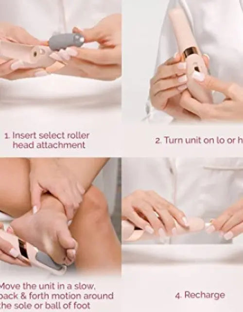 Electronic pedicure tool for callus and dead skin removal – Flawless Pedi