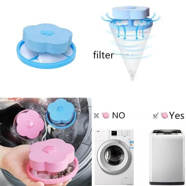 Washing Machine Floating Lint Filter – Hair & Lint Catcher for Cleaner Laundry - Chestore