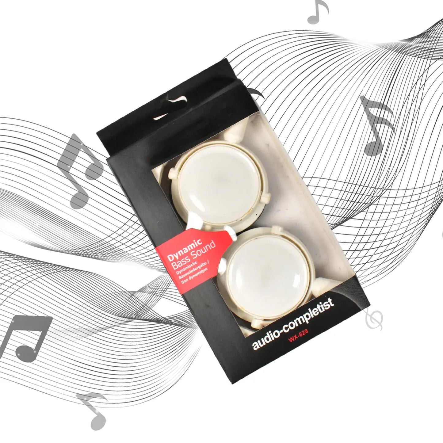 Foldable DJ - Style Stereo Headphones – Wired On - Ear Headphones with Mic for Mobiles - Chestore
