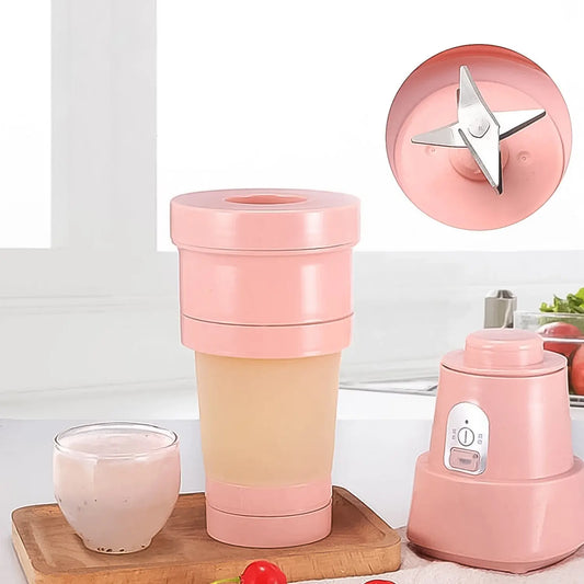 Foldable Electric Juicer | 500ml Portable Blender with 6 Blades - Chestore