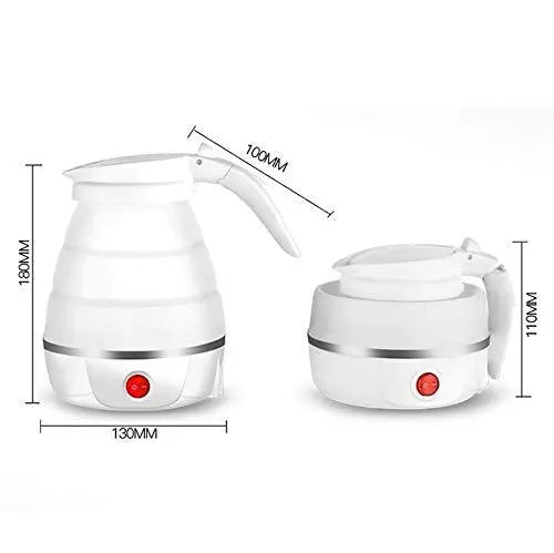 Silicone Foldable Collapsible Electric Water Kettle – Portable Camping Boiler - Chestore