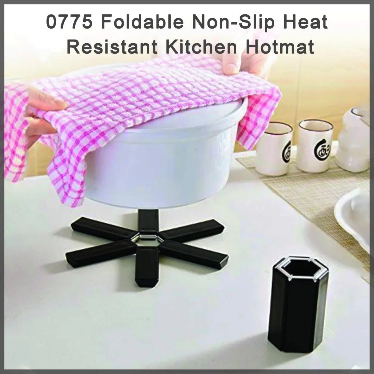 Foldable Non - Slip Heat Resistant Kitchen Hotmat | Durable Hot Pad for Cooking - Chestore