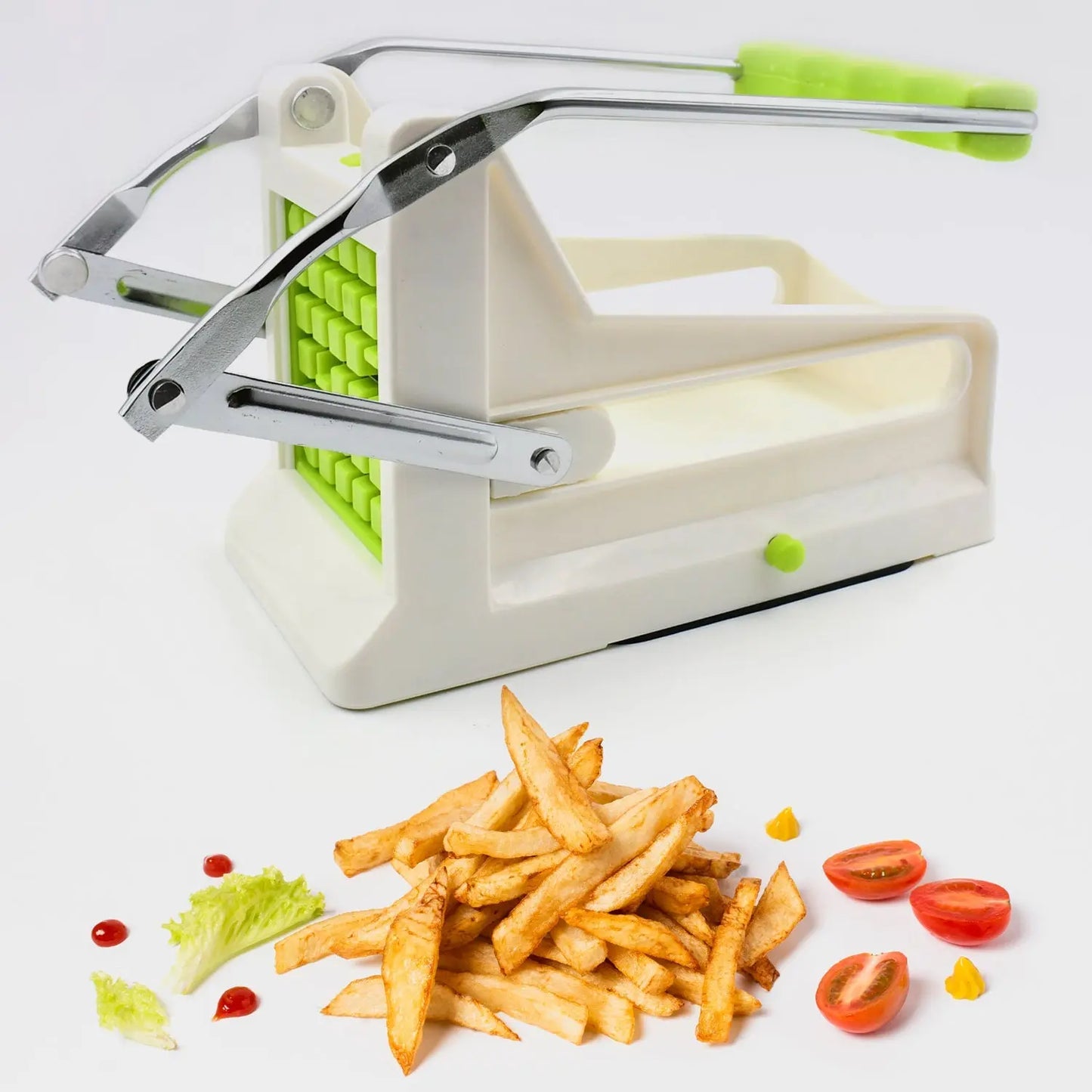 French Fry Cutter | Stainless Steel Vegetable & Potato Cutter for Fries, Carrots, Onions & More - Chestore