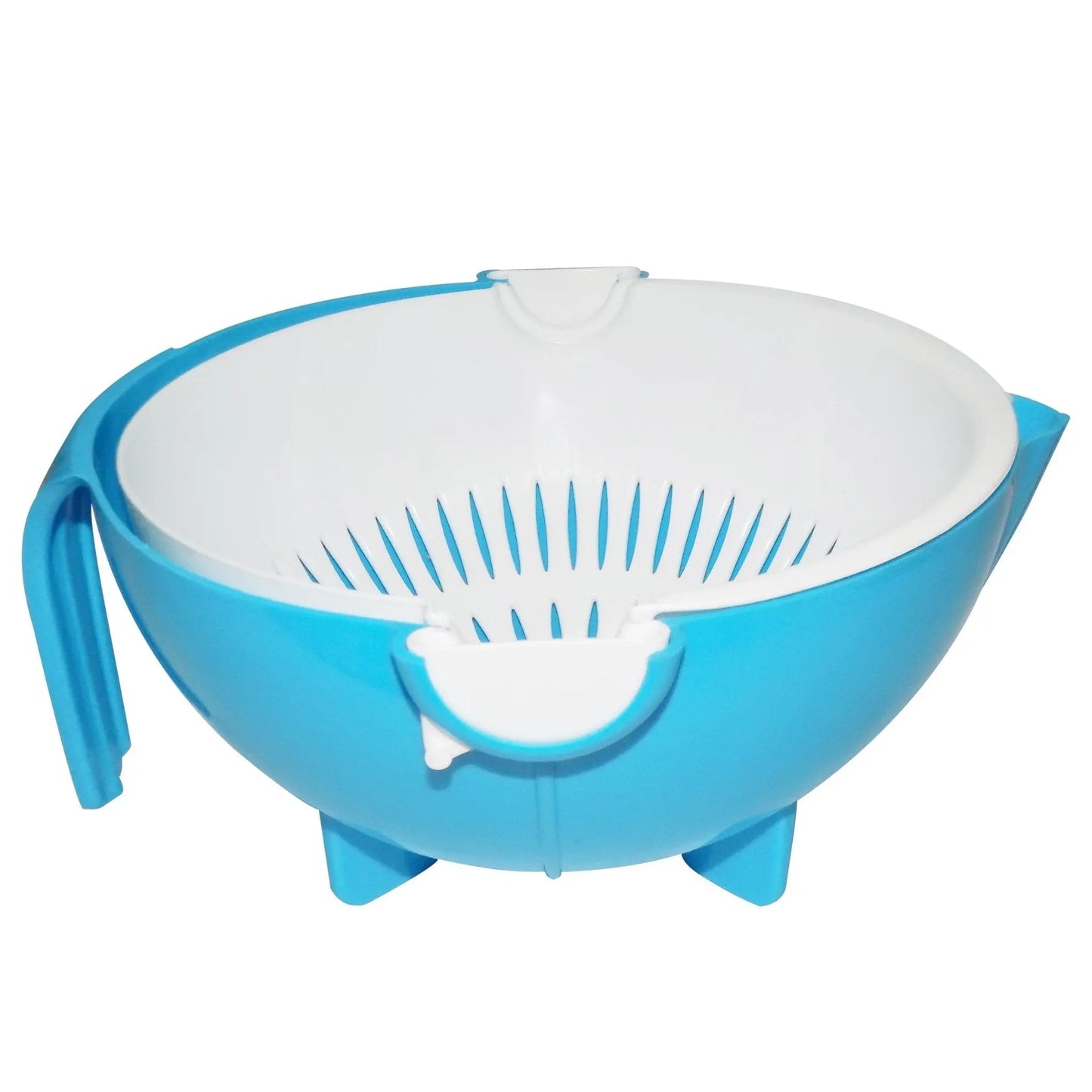 Multi - Functional Fruit & Vegetable Washing Bowl with Strainer & Handle - Chestore