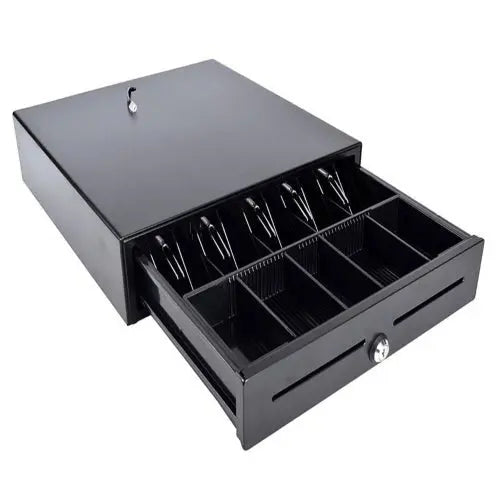 GRANDSE Metal Cash Drawer – 5 Cash & 5 Coin Compartments - Chestore