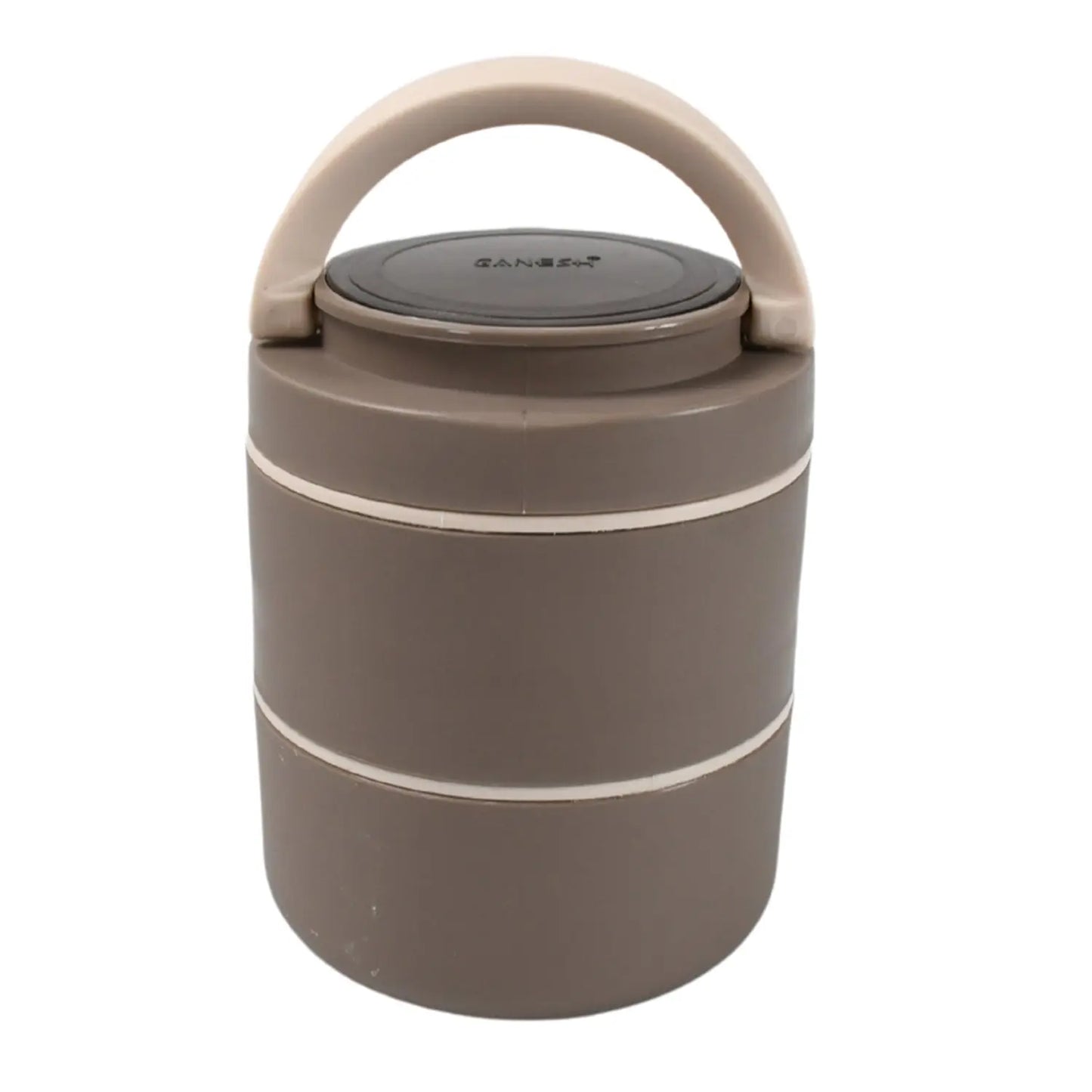 Ganesh Smart Stack 2 - Layer Stainless Steel Lunch Box – Airtight & Leak - Proof - Chestore
