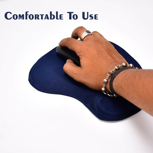 6161A Wrist Support Mouse Pad | Ergonomic Gel Mouse Pad for Pain - Free Computing | Anti - Slip Design - Chestore