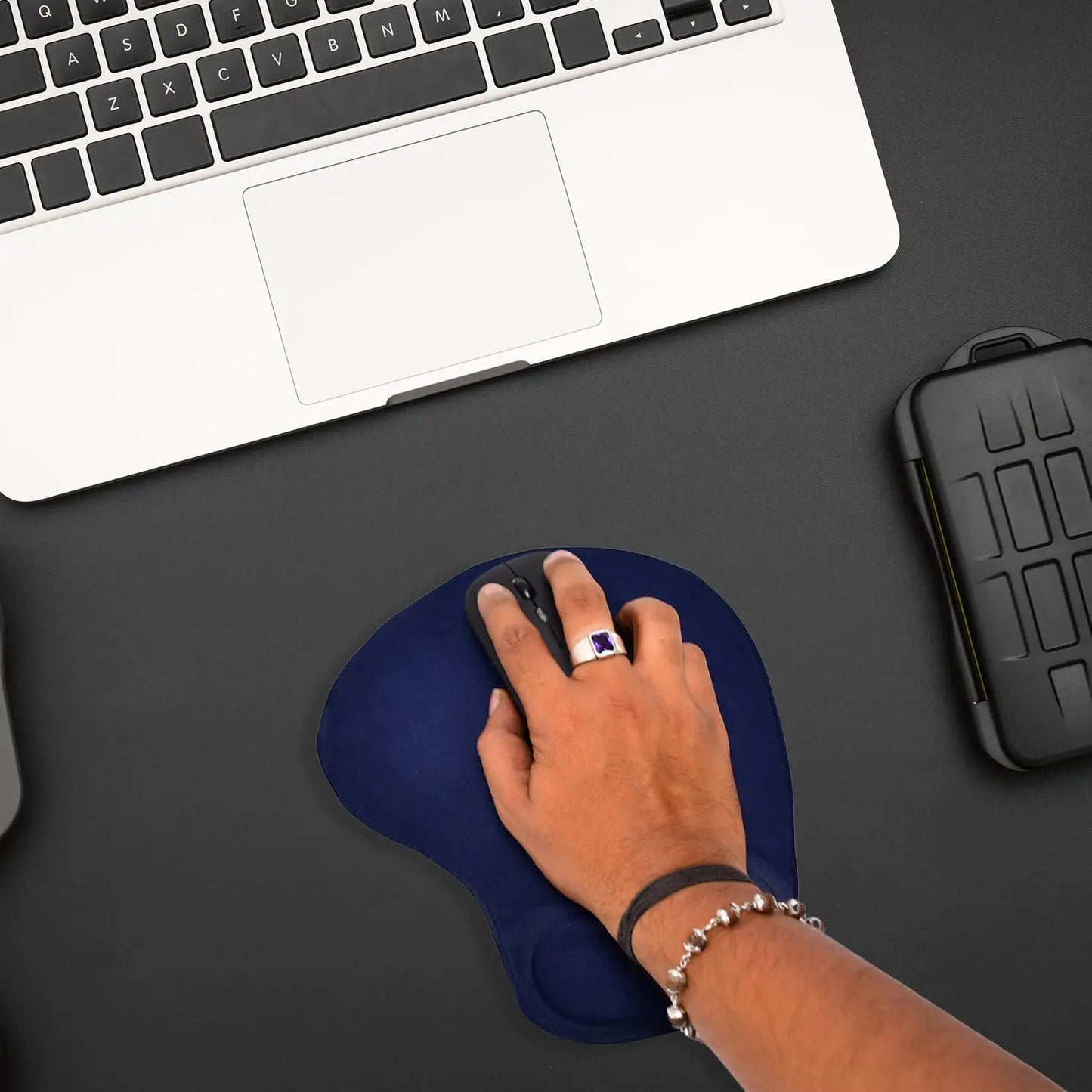 6161A Wrist Support Mouse Pad | Ergonomic Gel Mouse Pad for Pain - Free Computing | Anti - Slip Design - Chestore