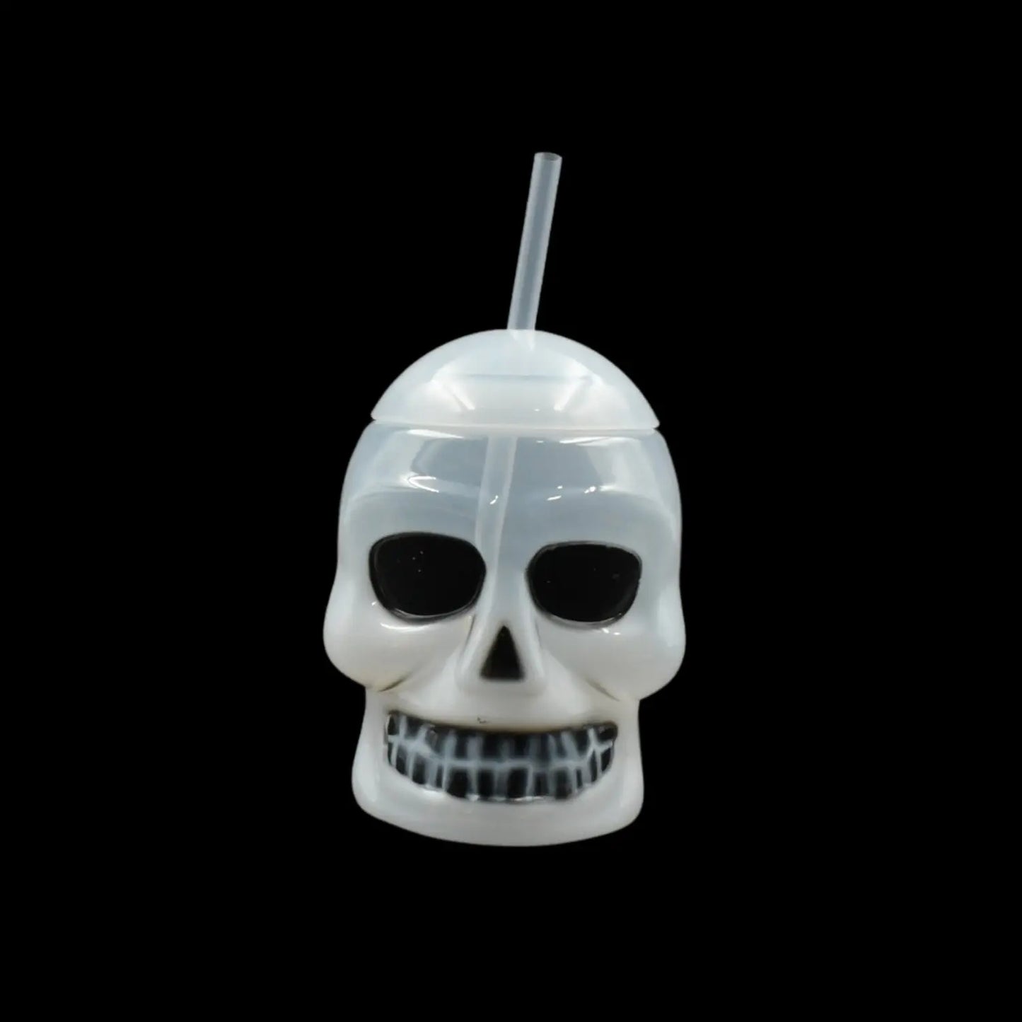 Ghost Face Water Bottle with Lid & Straw | Fun Party Cup for Kids & Adults - Chestore